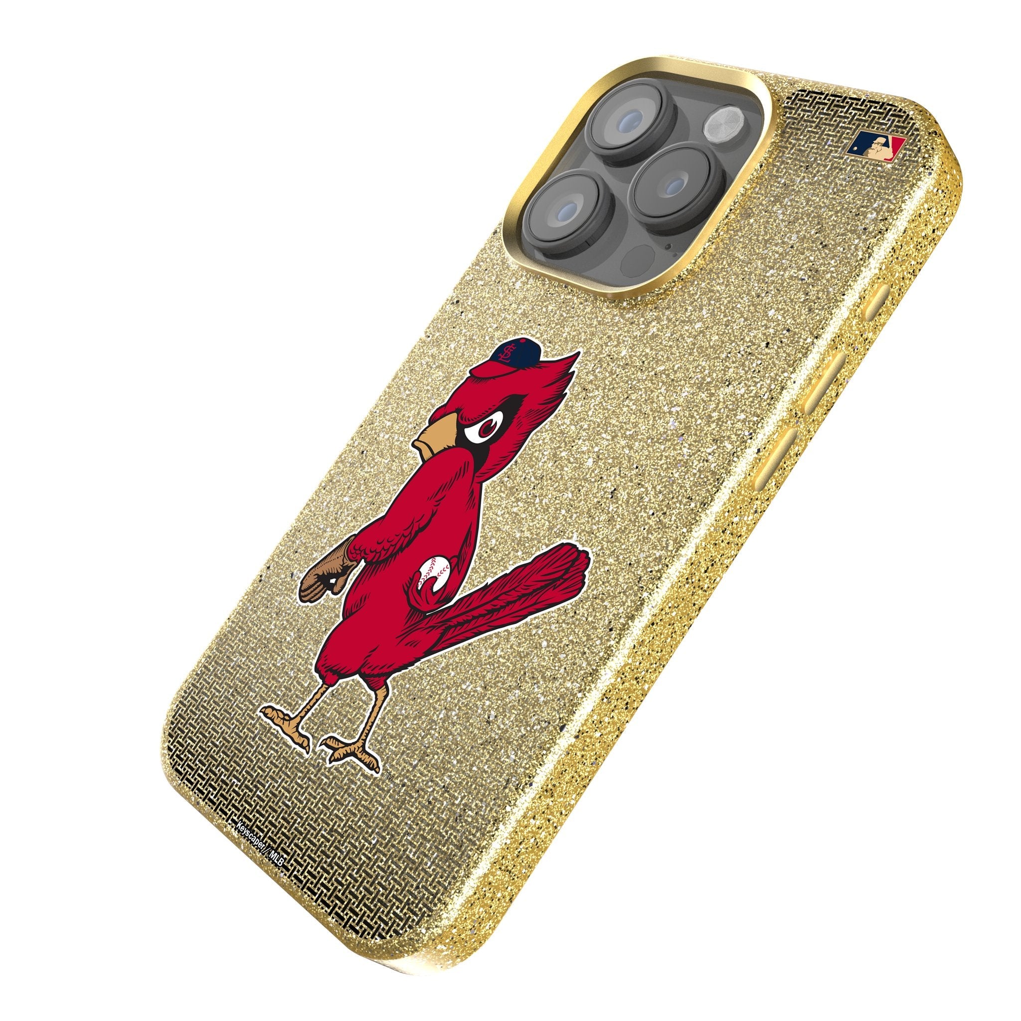 St Louis Cardinals 1950s - Cooperstown Collection Linen Bling Phone Case for Apple iPhone