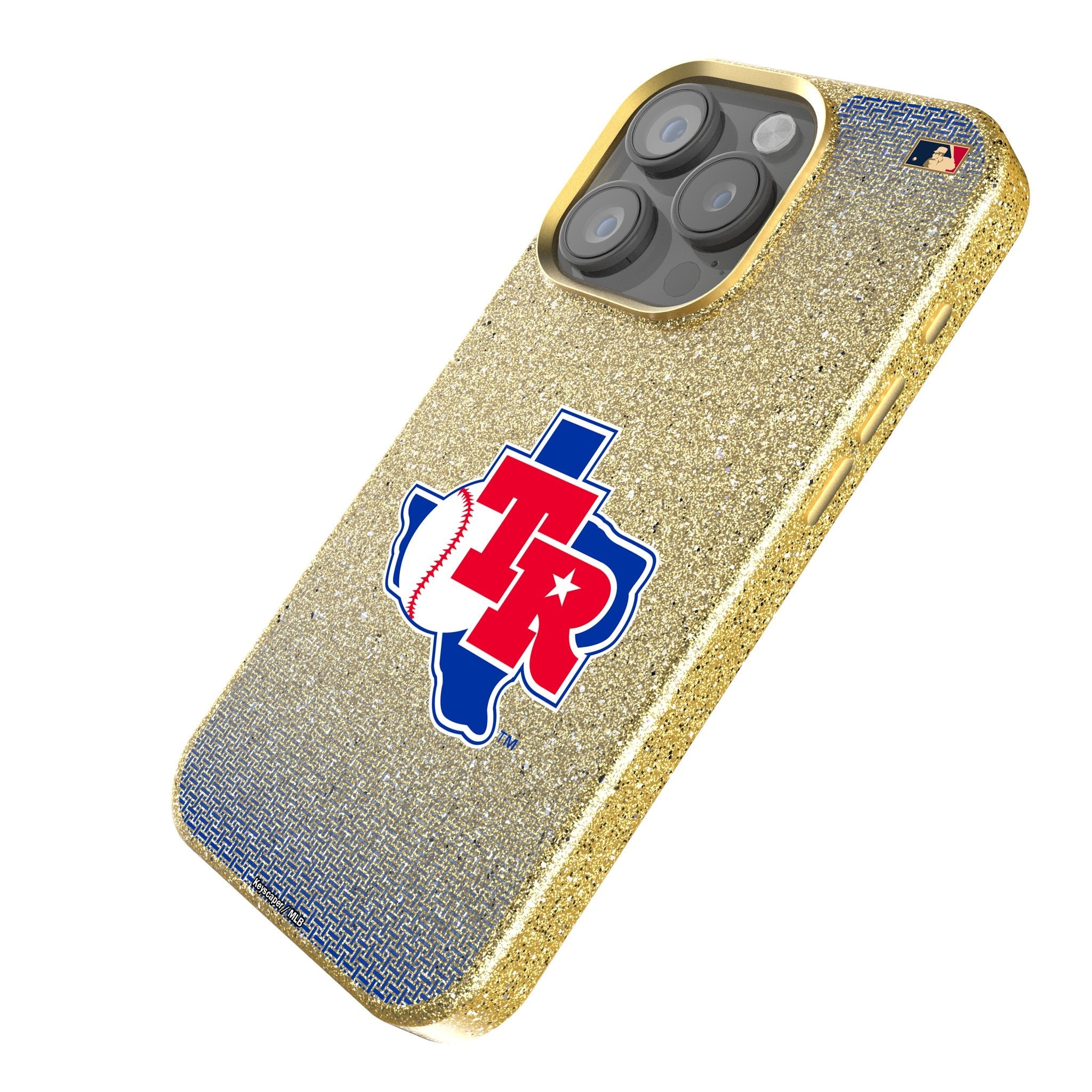 Texas Rangers 1981-1983 - Cooperstown Collection Linen Bling Phone Case for Apple iPhone