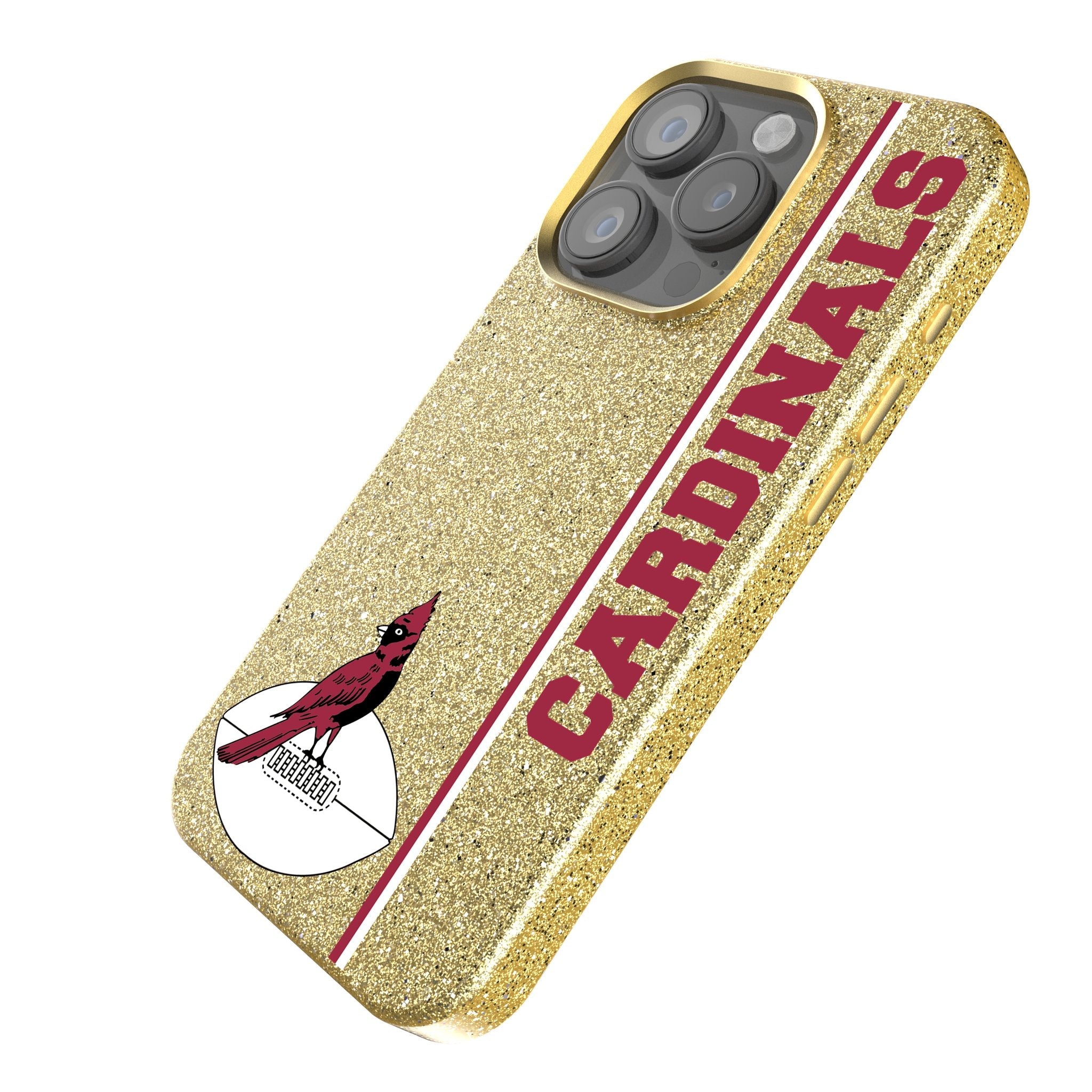 Chicago Cardinals 1947-1959 Historic Collection Sidebar Bling Phone Case 2