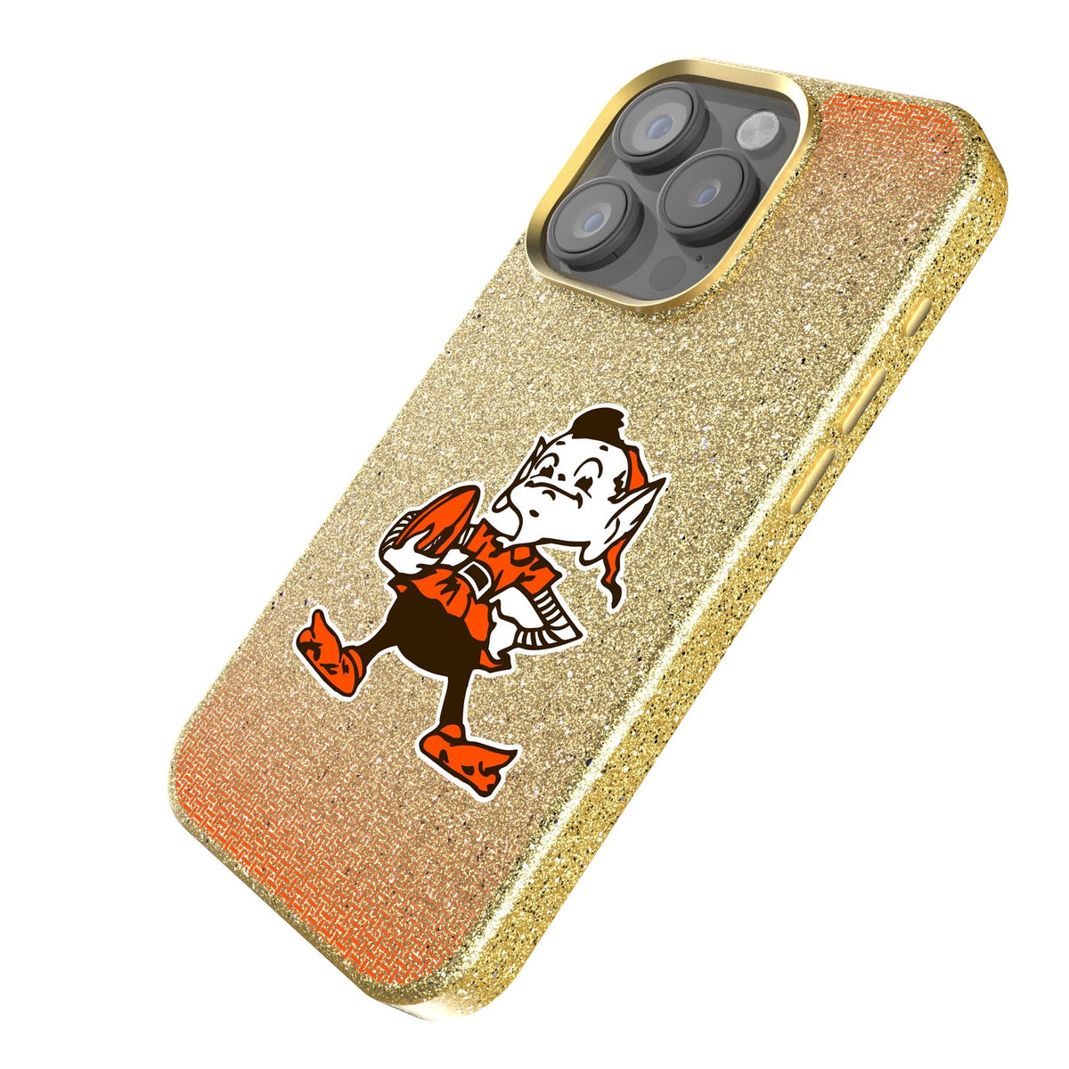 Cleveland Browns Historic Collection Linen Bling Phone Case for Apple iPhone 2