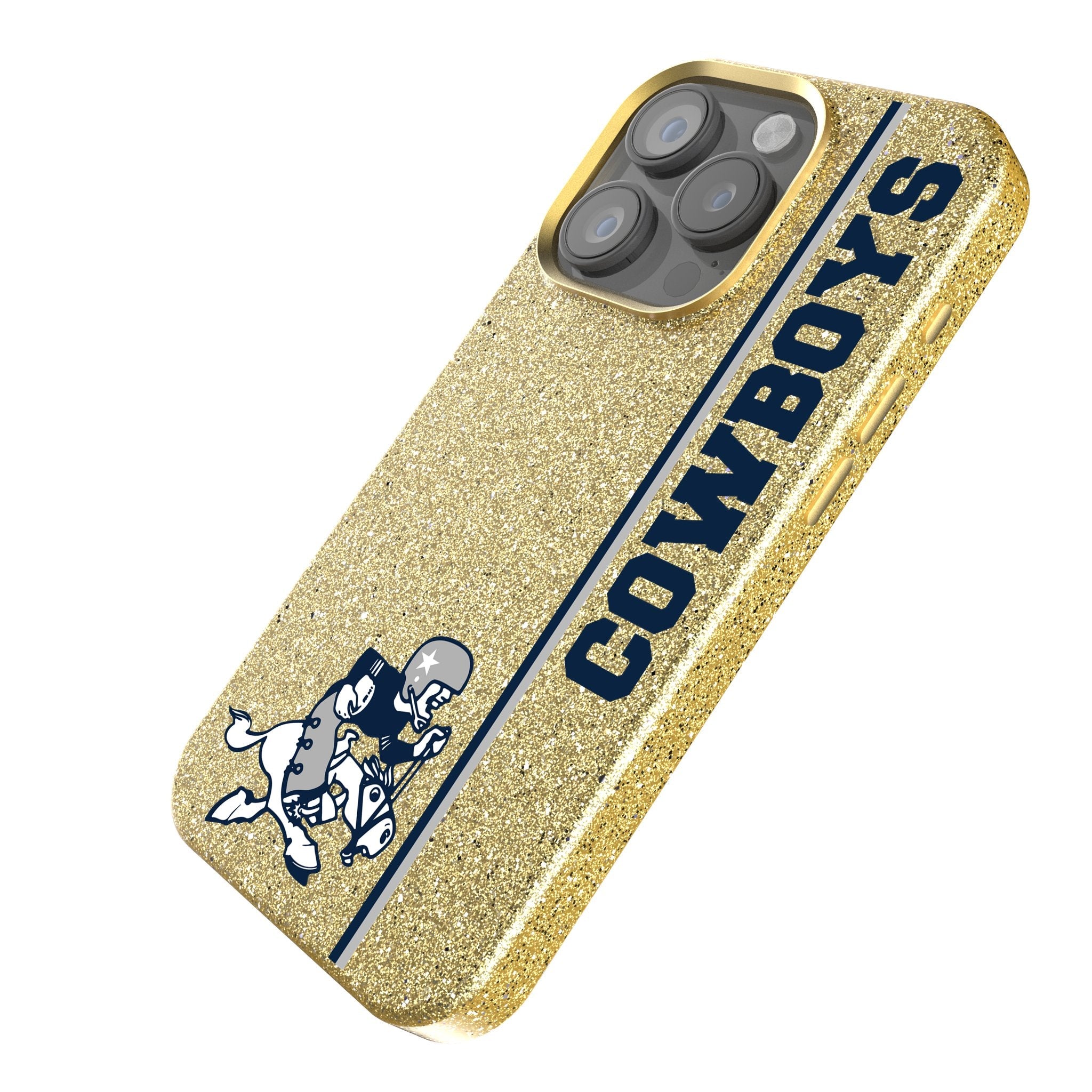 Dallas Cowboys 1966-1969 Historic Collection Sidebar Bling Phone Case 2