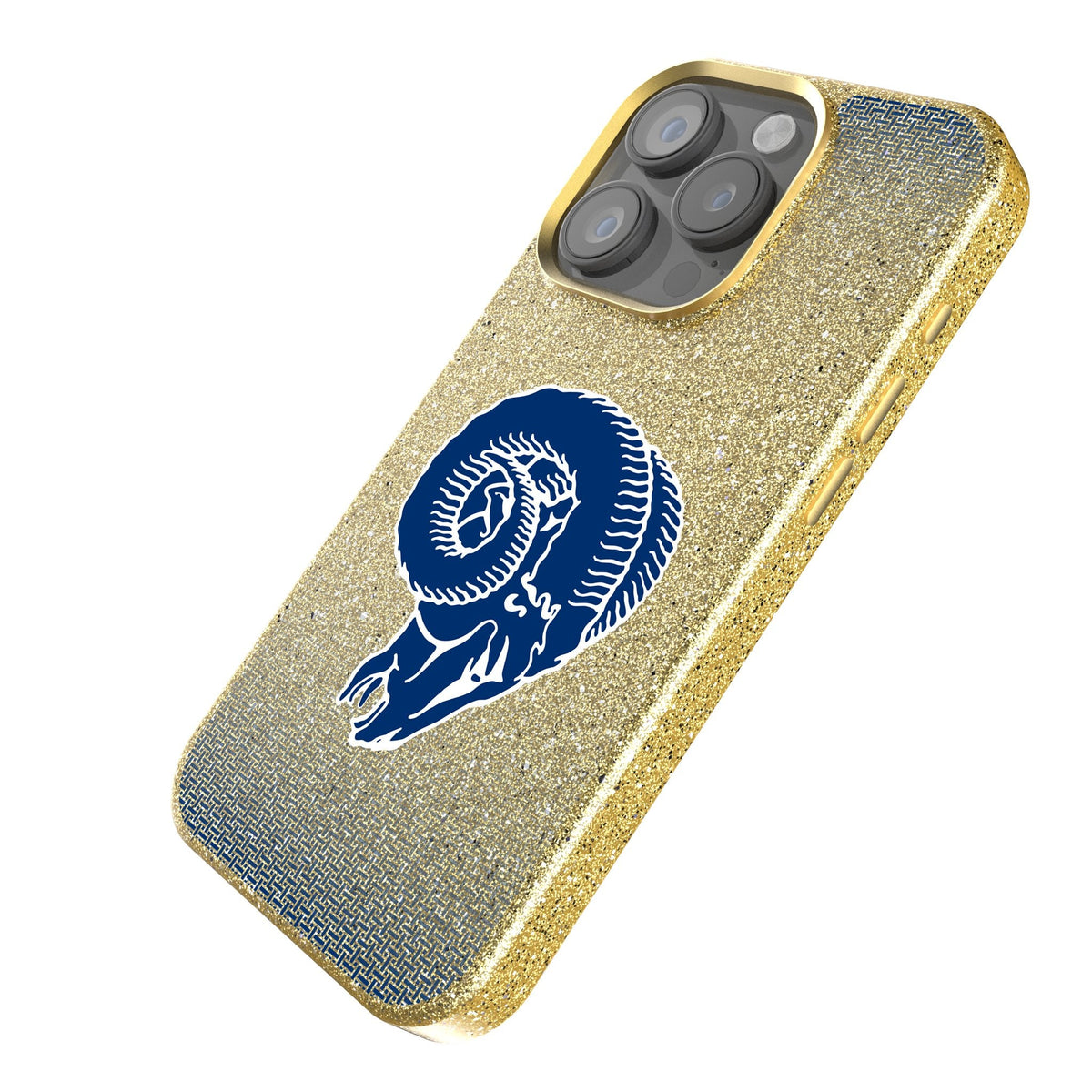 Los Angeles Rams Historic Collection Linen Bling Phone Case for Apple iPhone 2