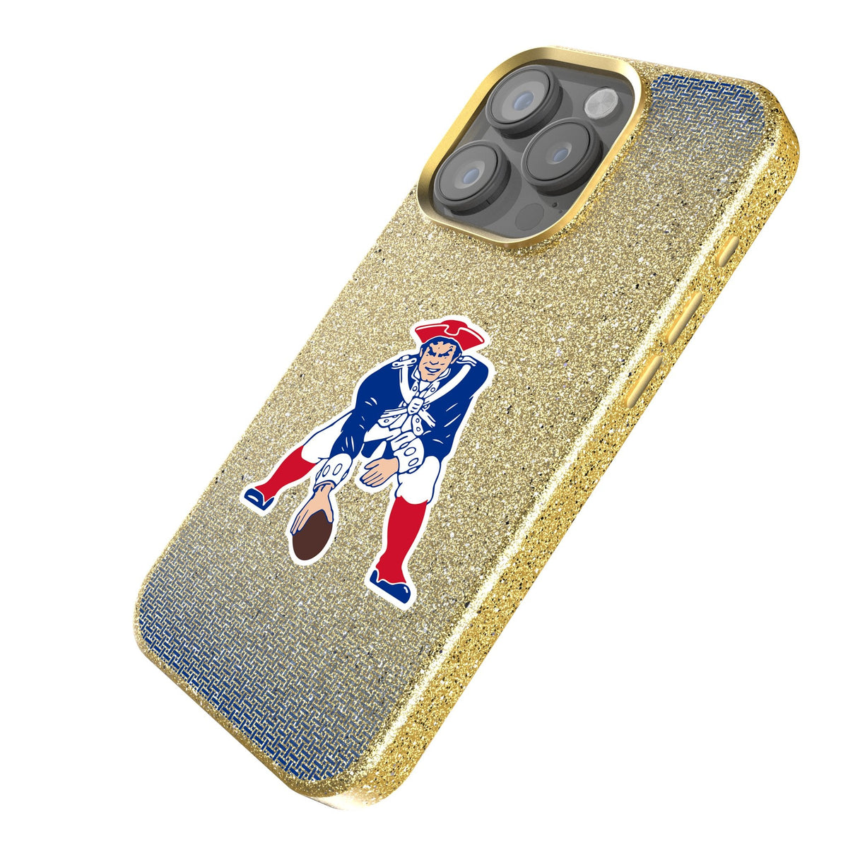 New England Patriots Historic Collection Linen Bling Phone Case for Apple iPhone 2
