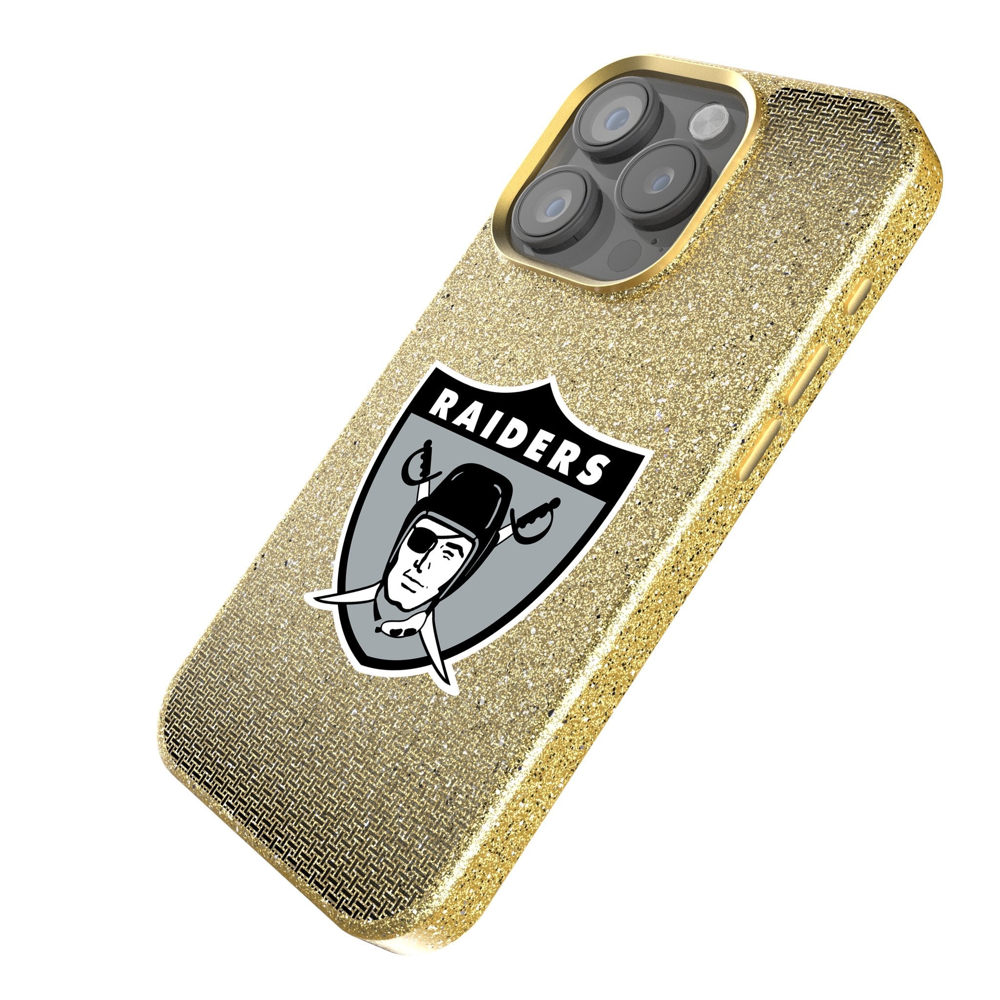 Oakland Raiders 1963 Historic Collection Linen Bling Phone Case for Apple iPhone 2