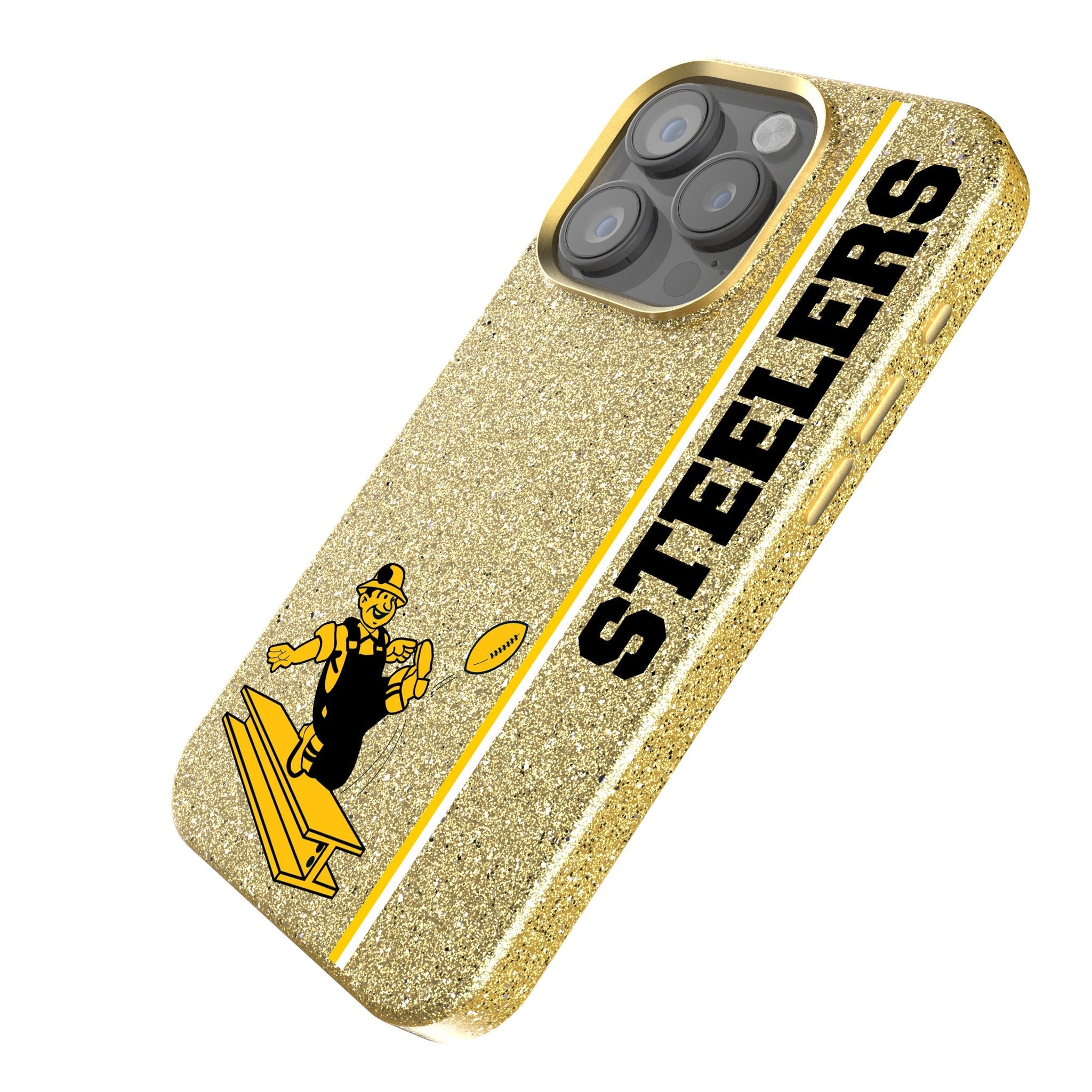 Pittsburgh Steelers 1961 Historic Collection Sidebar Bling Phone Case 2
