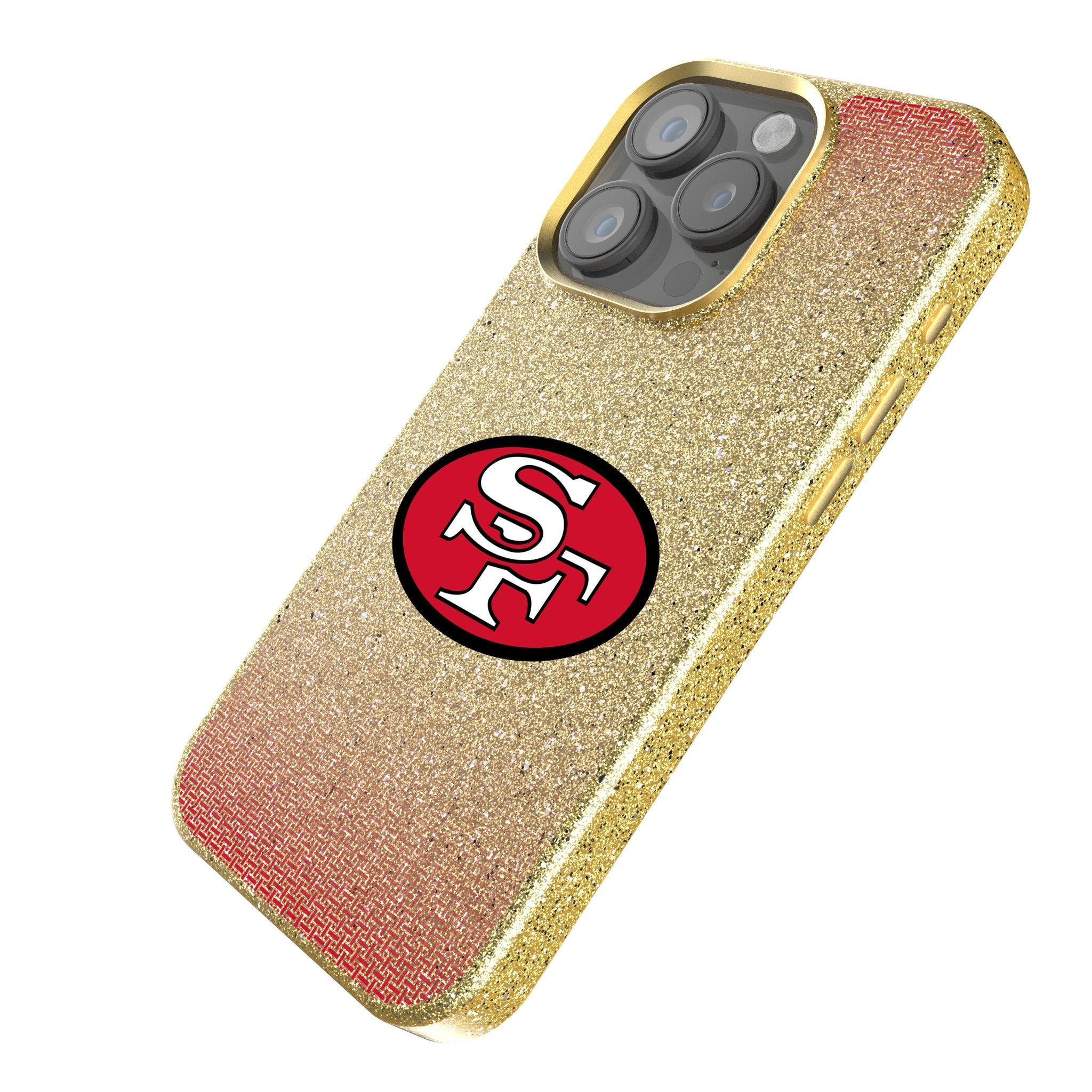 San Francisco 49ers Historic Collection Linen Bling Phone Case for Apple iPhone 2