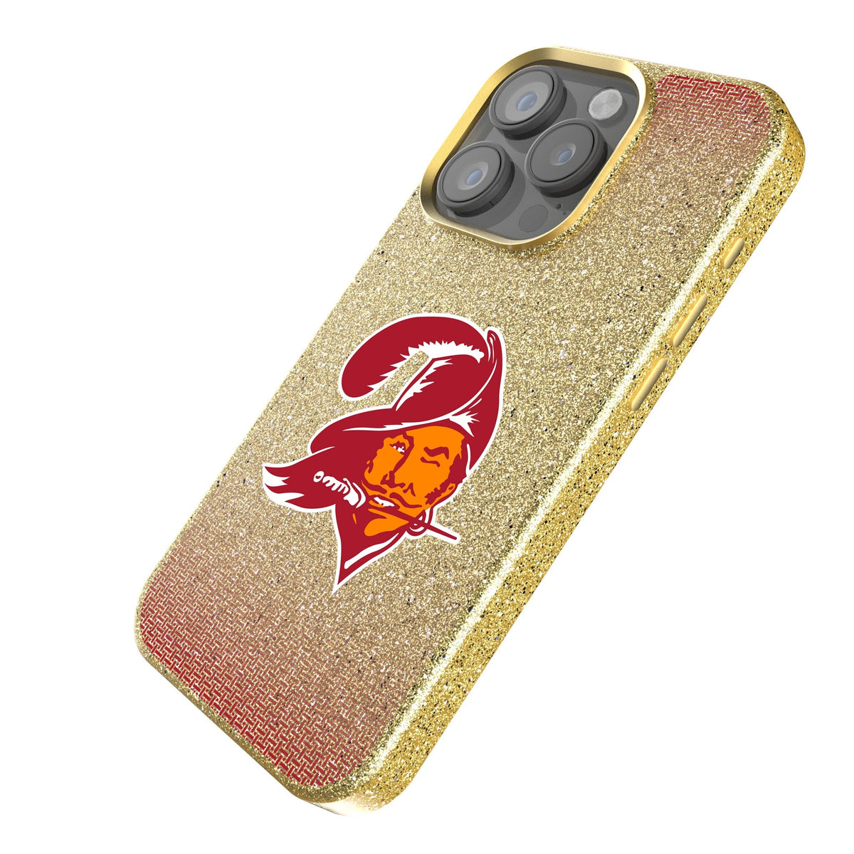 Tampa Bay Buccaneers Historic Collection Linen Bling Phone Case for Apple iPhone 2