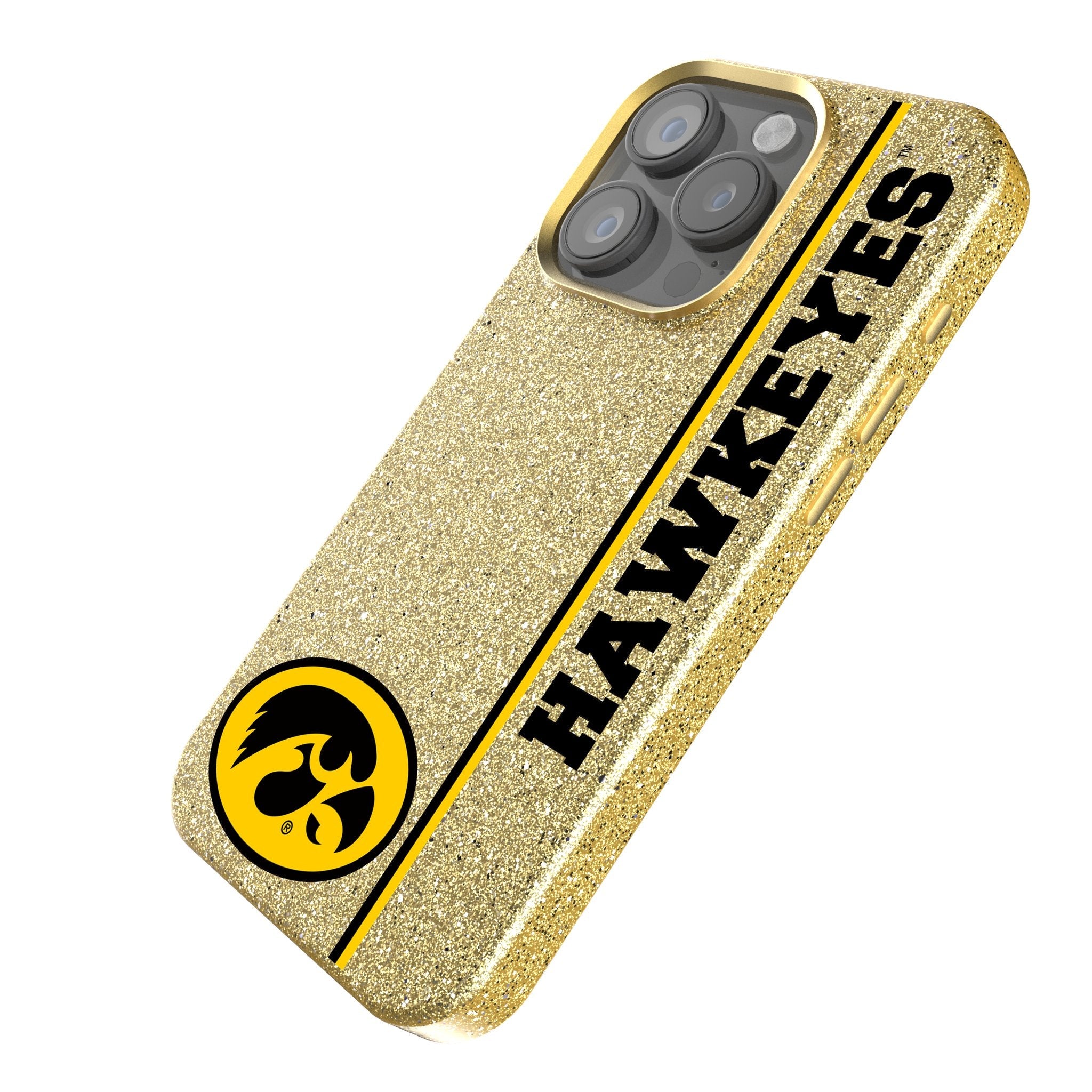 University of Iowa Hawkeyes Sidebar Bling Phone Case 2