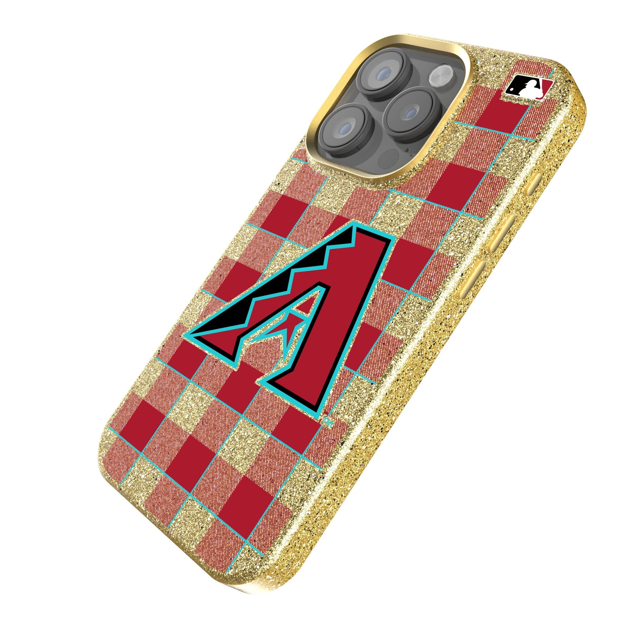 Arizona Diamondbacks Plaid Bling Phone Case