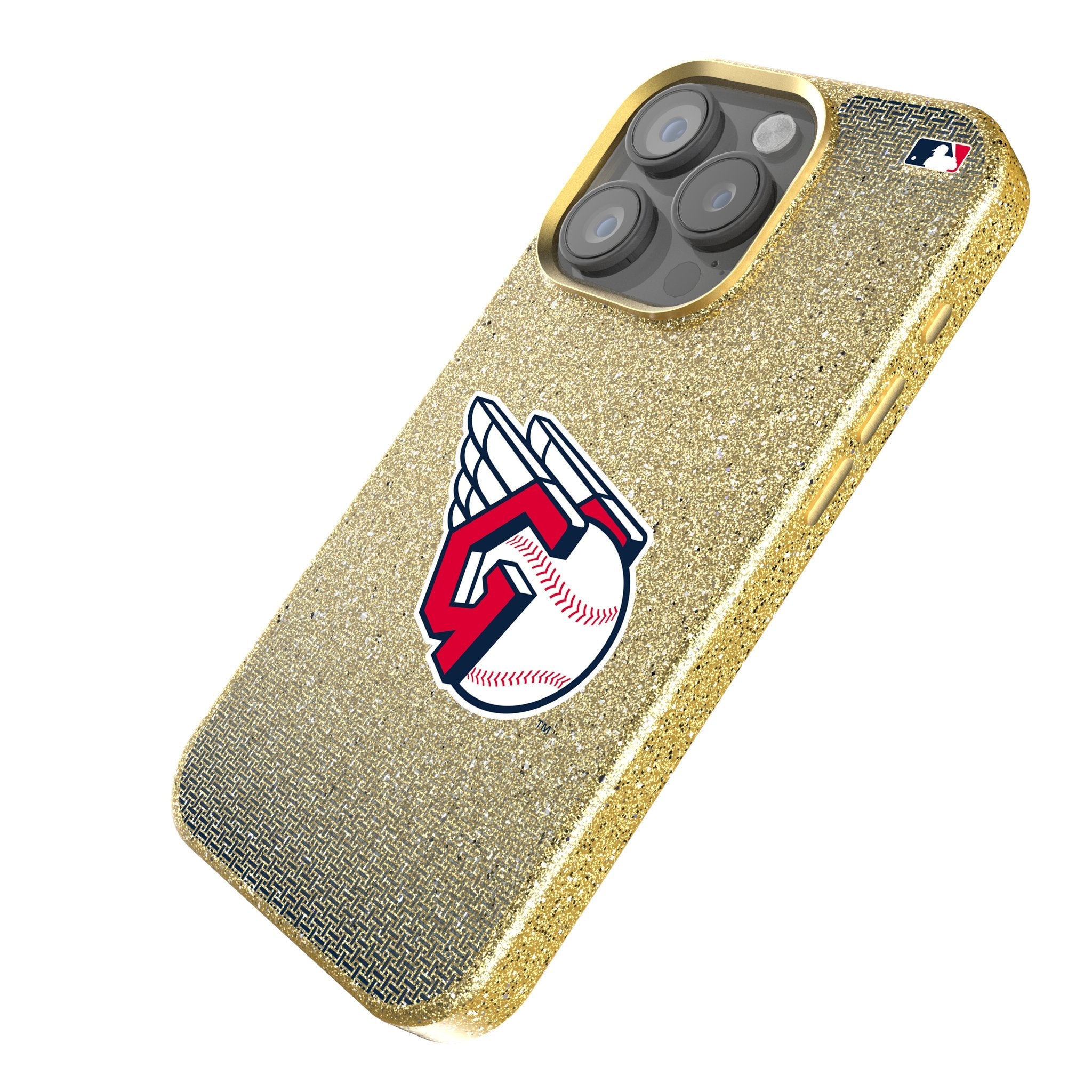 Cleveland Guardians Linen Bling Phone Case for Apple iPhone 2