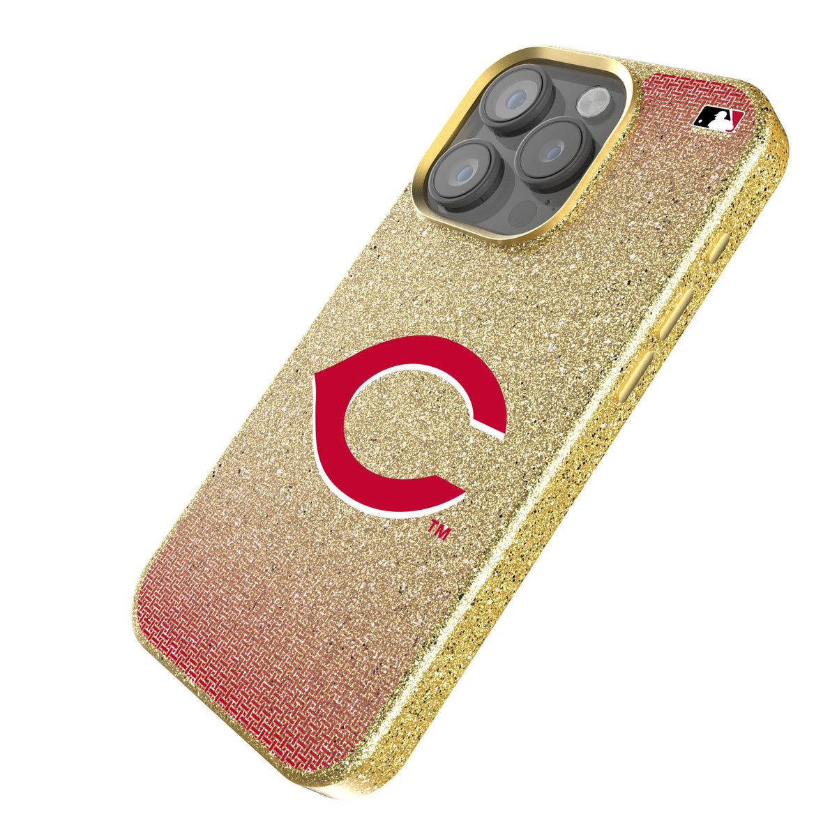 Cincinnati Reds Linen Bling Phone Case for Apple iPhone 2