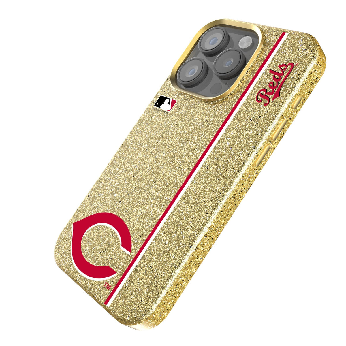 Cincinnati Reds Sidebar Bling Phone Case 2