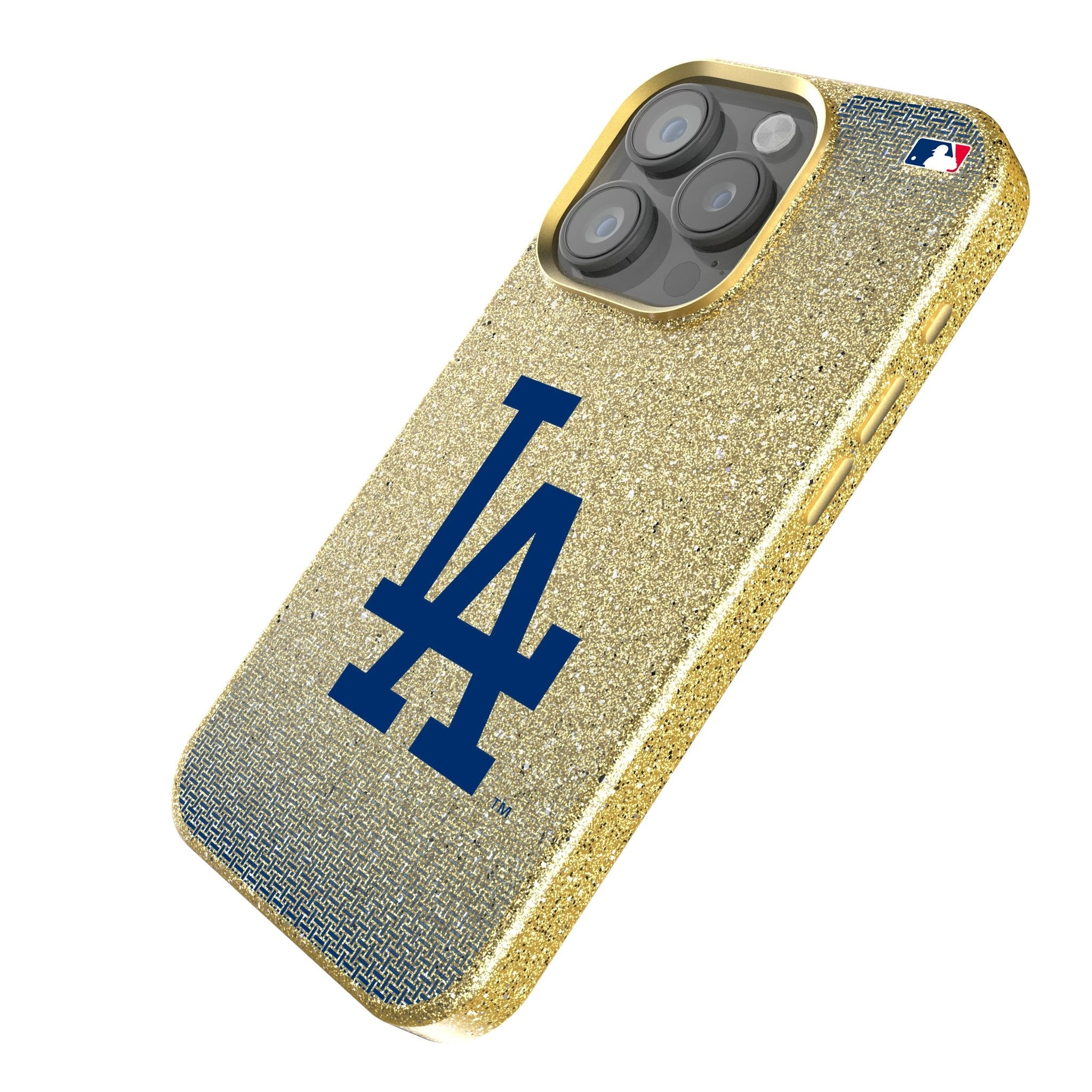 LA Dodgers Linen Bling Phone Case for Apple iPhone 2