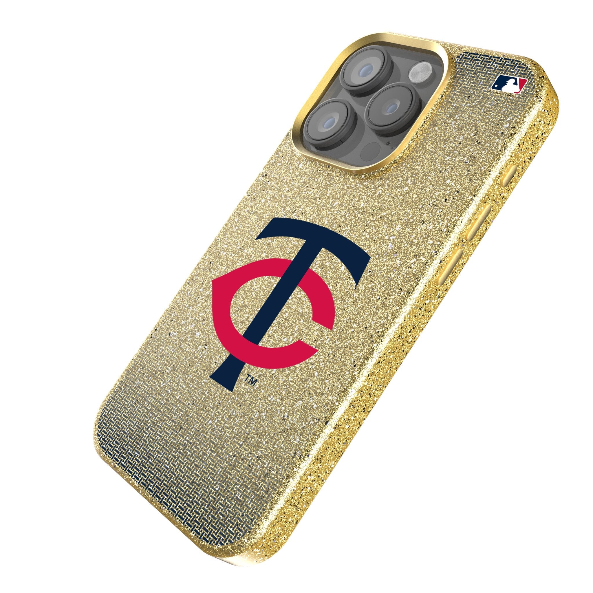 Minnesota Twins Linen Bling Phone Case for Apple iPhone 2