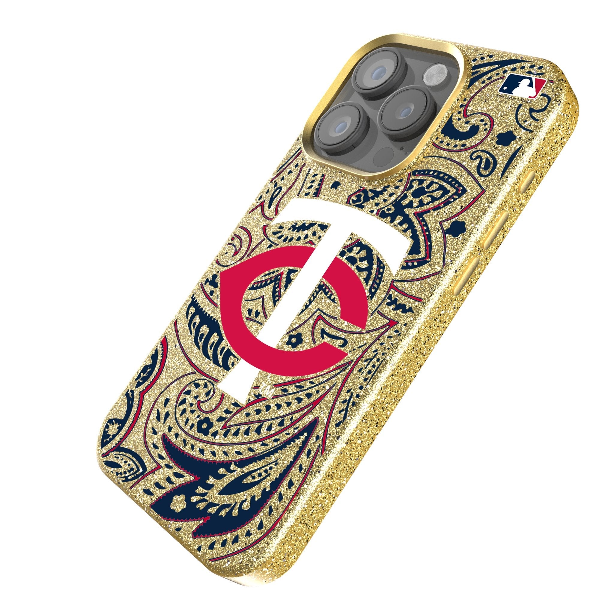 Minnesota Twins Paisley Bling Phone Case 2
