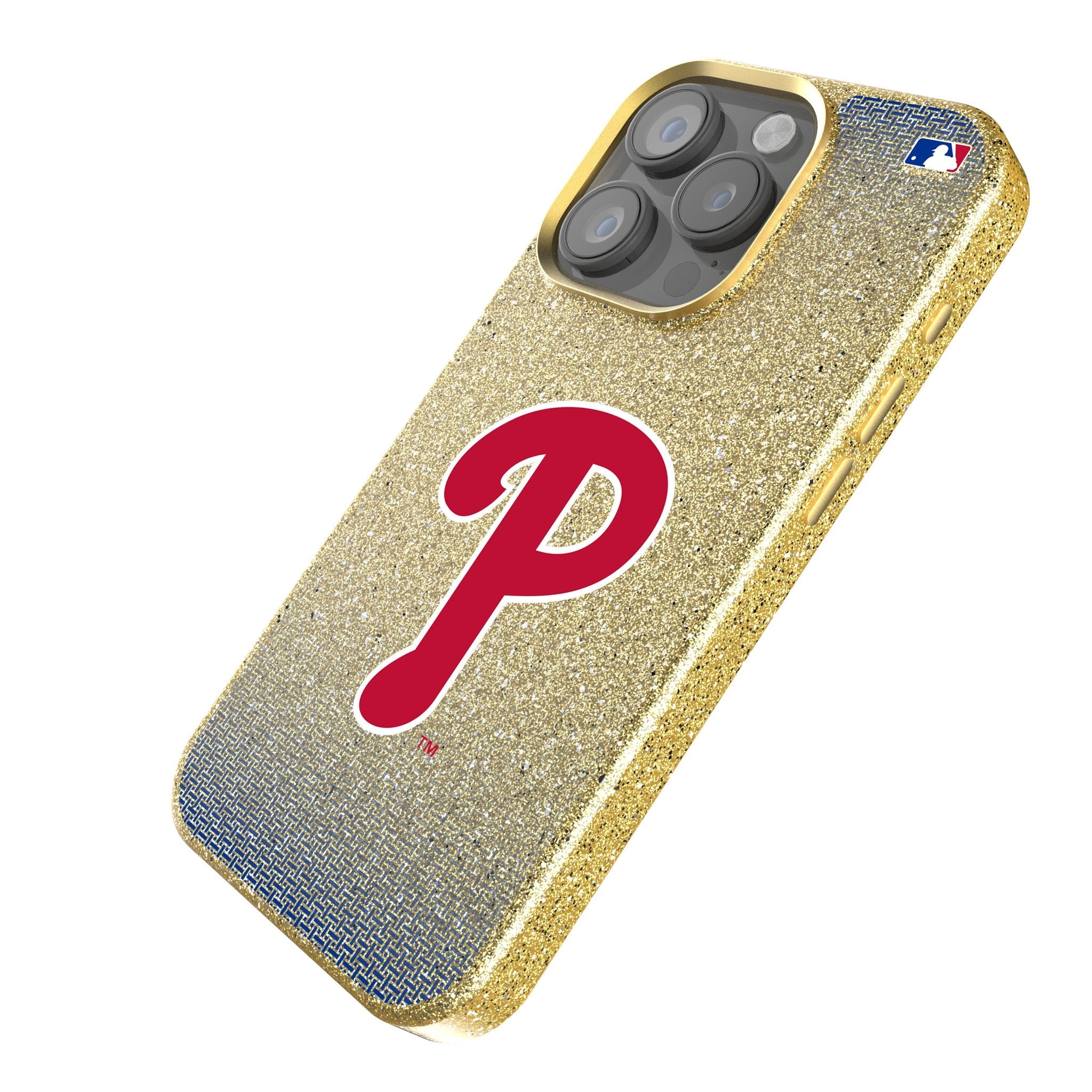 Philadelphia Phillies Linen Bling Phone Case for Apple iPhone