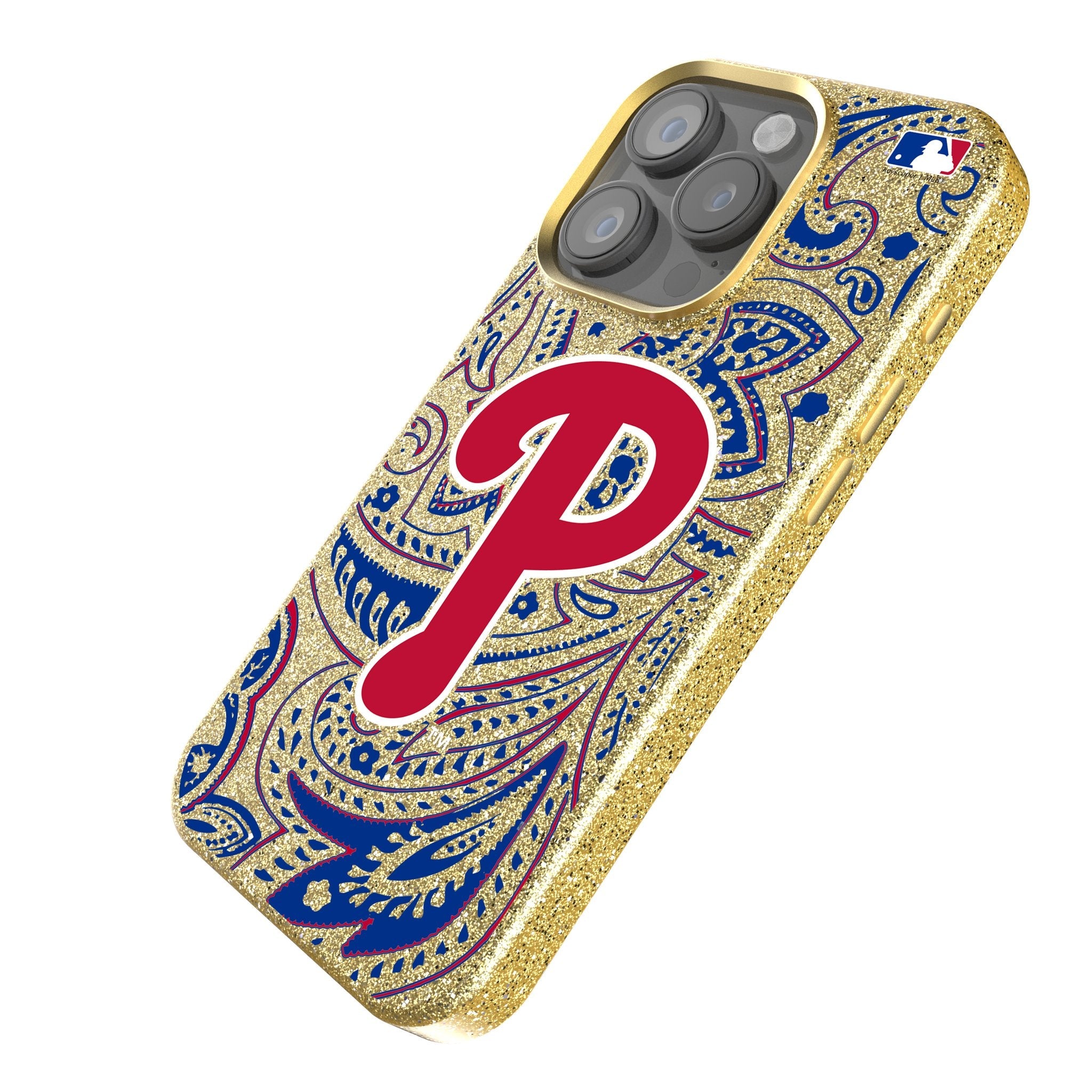 Philadelphia Phillies Paisley Bling Phone Case