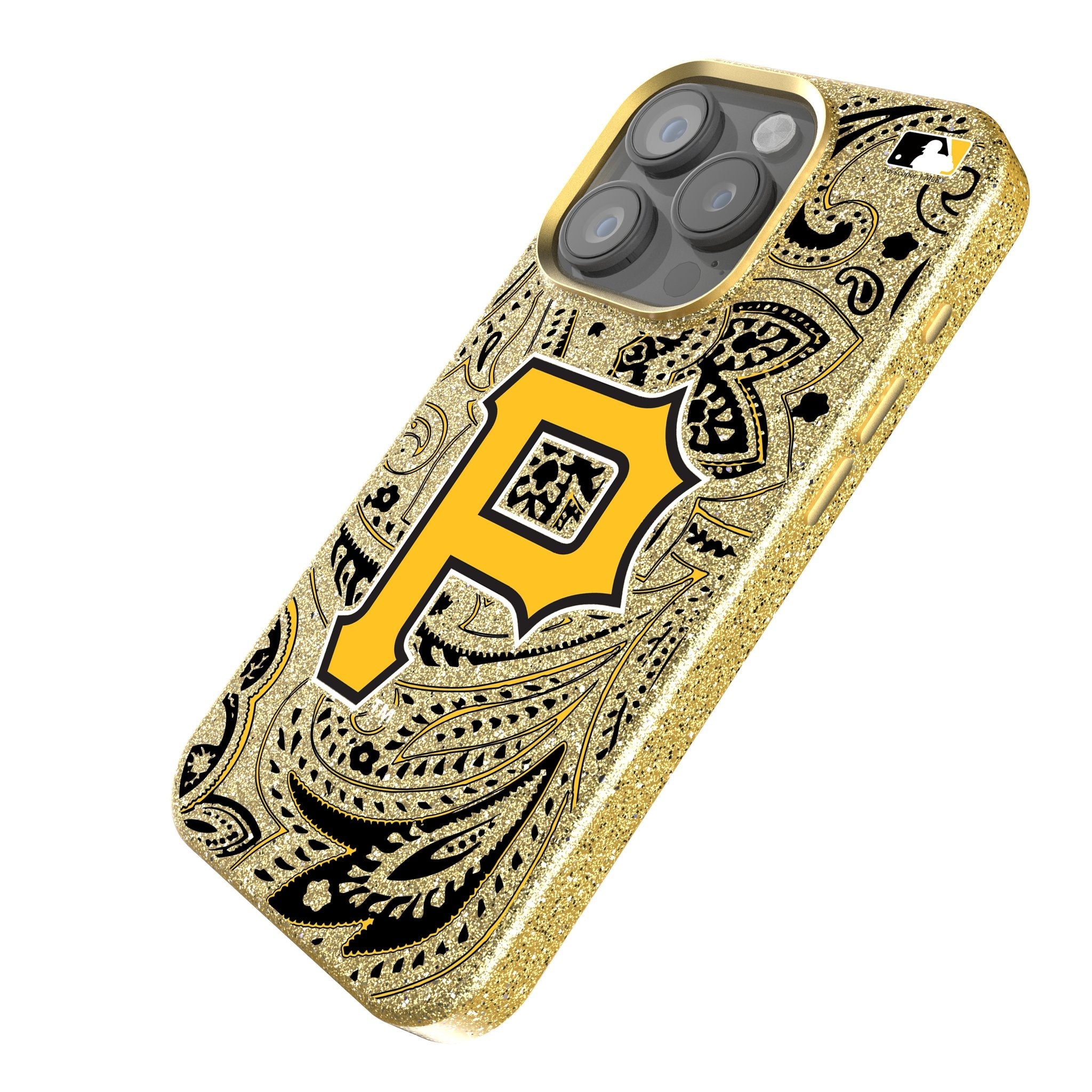 Pittsburgh Pirates Paisley Bling Phone Case 2
