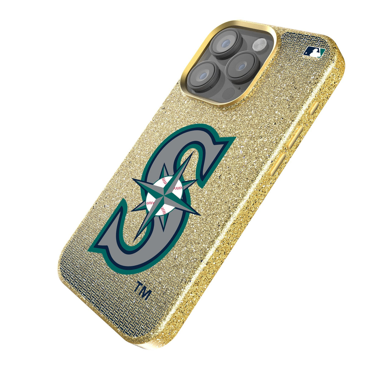 Seattle Mariners Linen Bling Phone Case for Apple iPhone 2