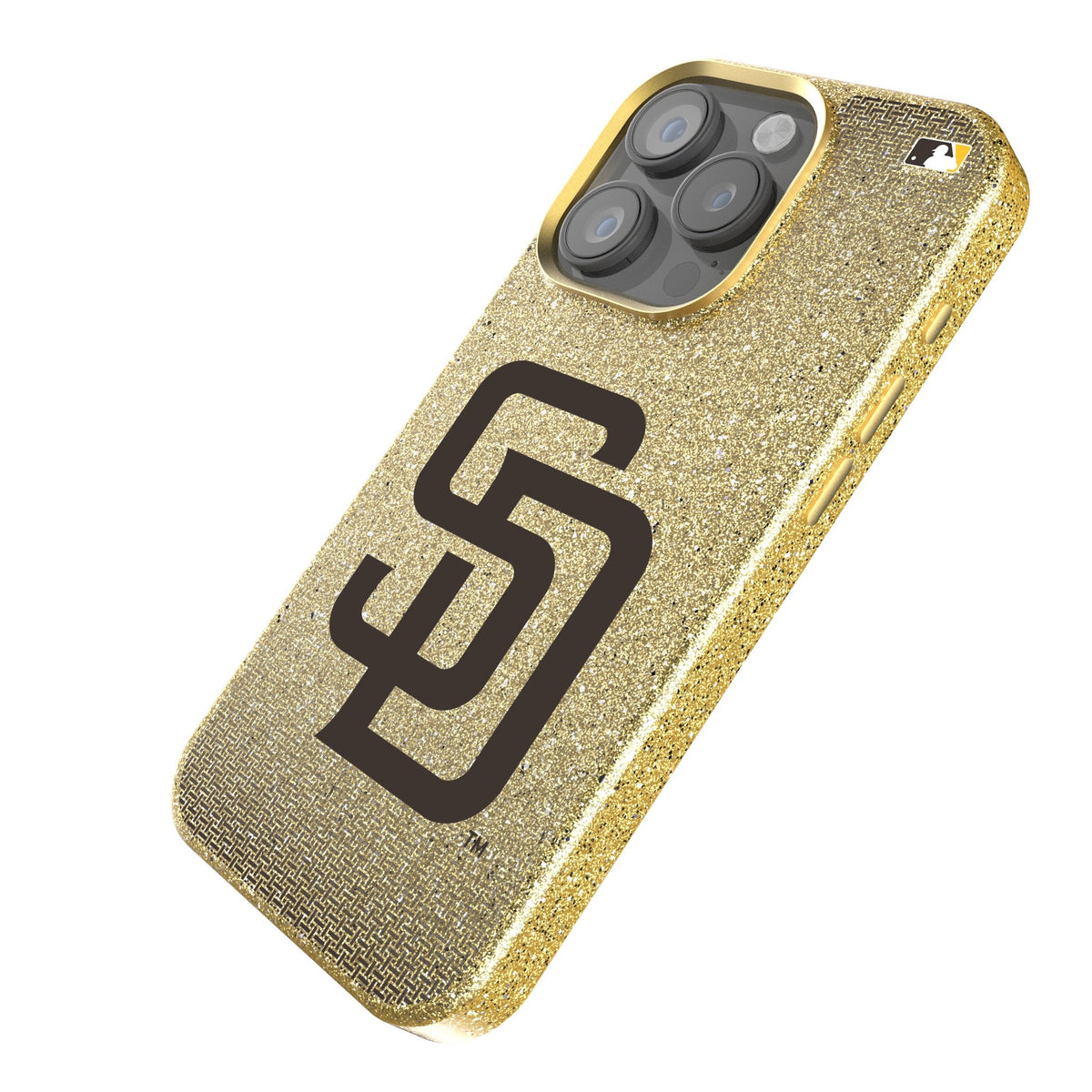 San Diego Padres Linen Bling Phone Case for Apple iPhone