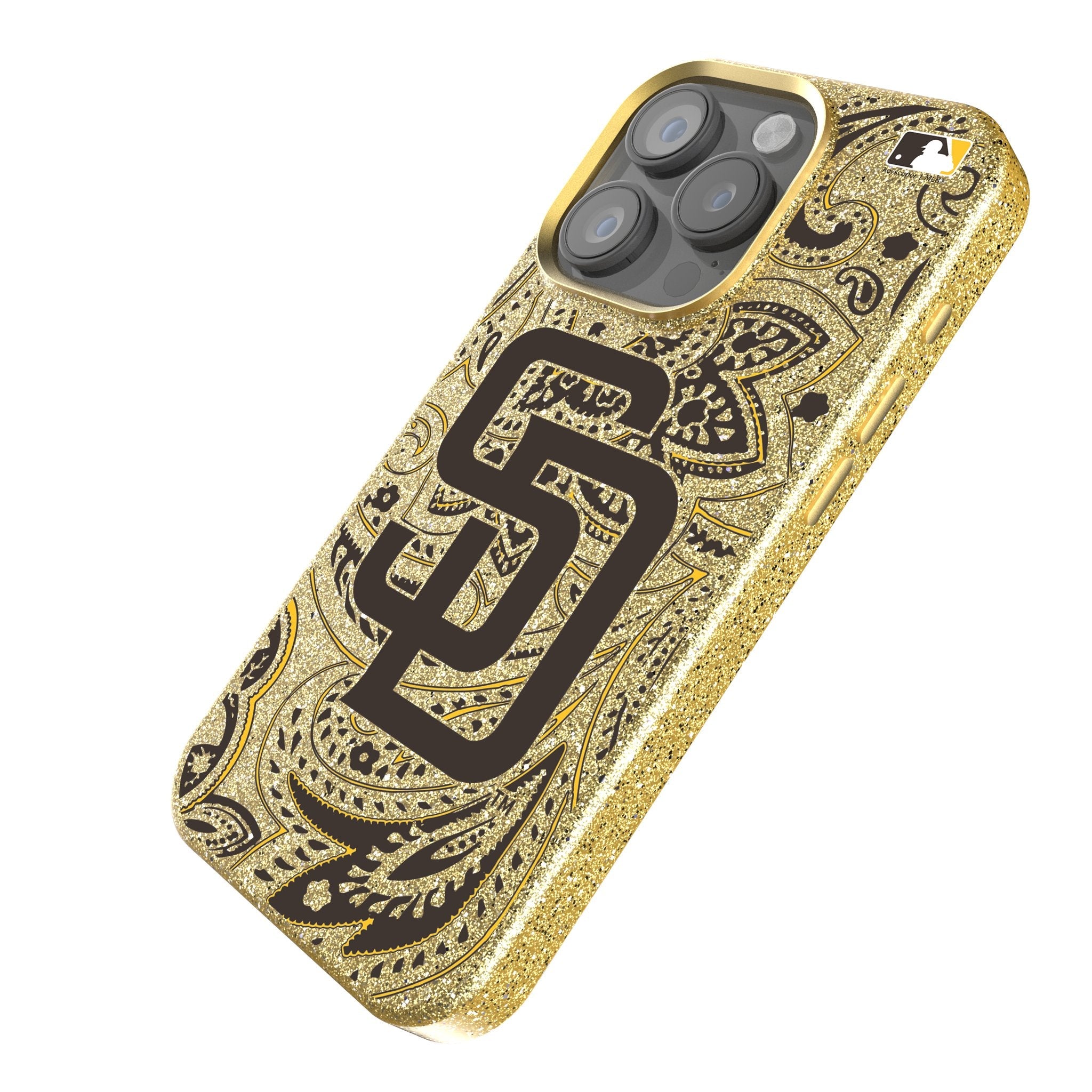 San Diego Padres Paisley Bling Phone Case 2