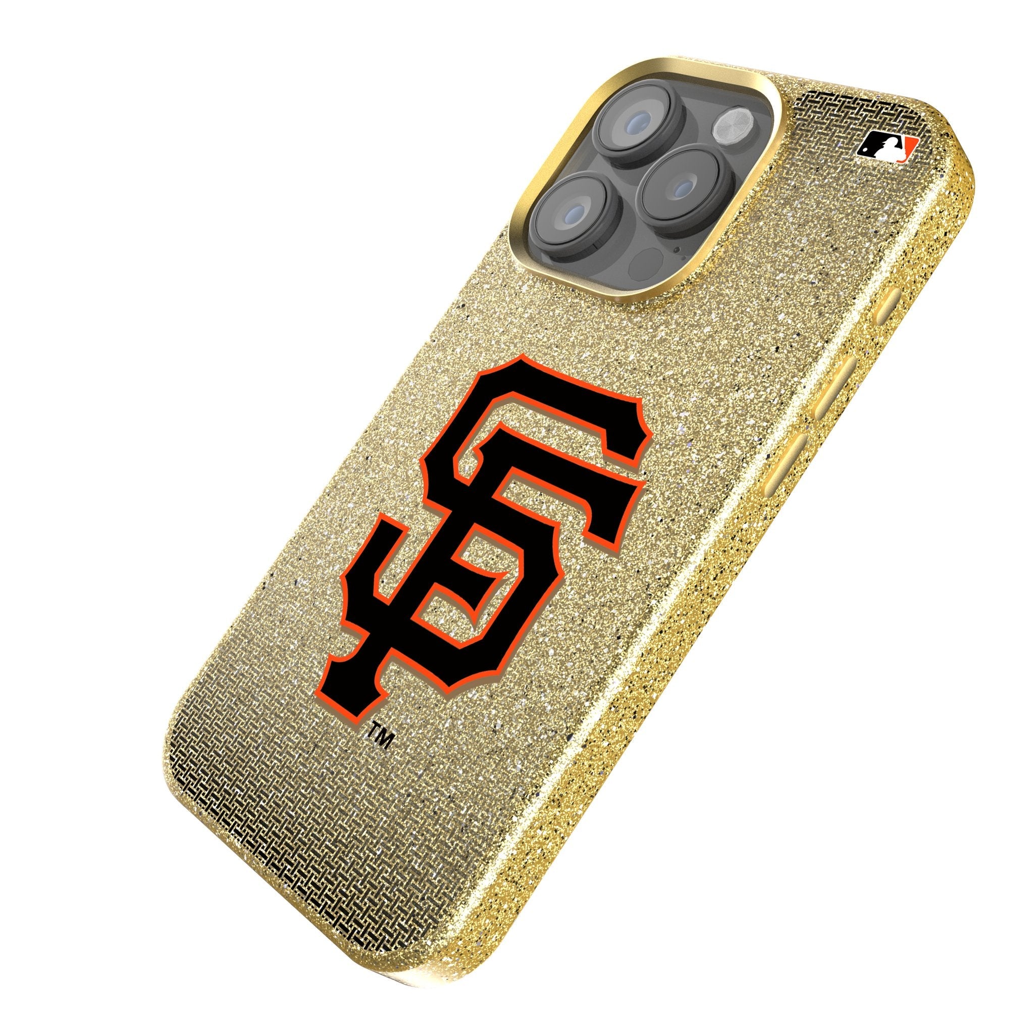 San Francisco Giants Linen Bling Phone Case for Apple iPhone