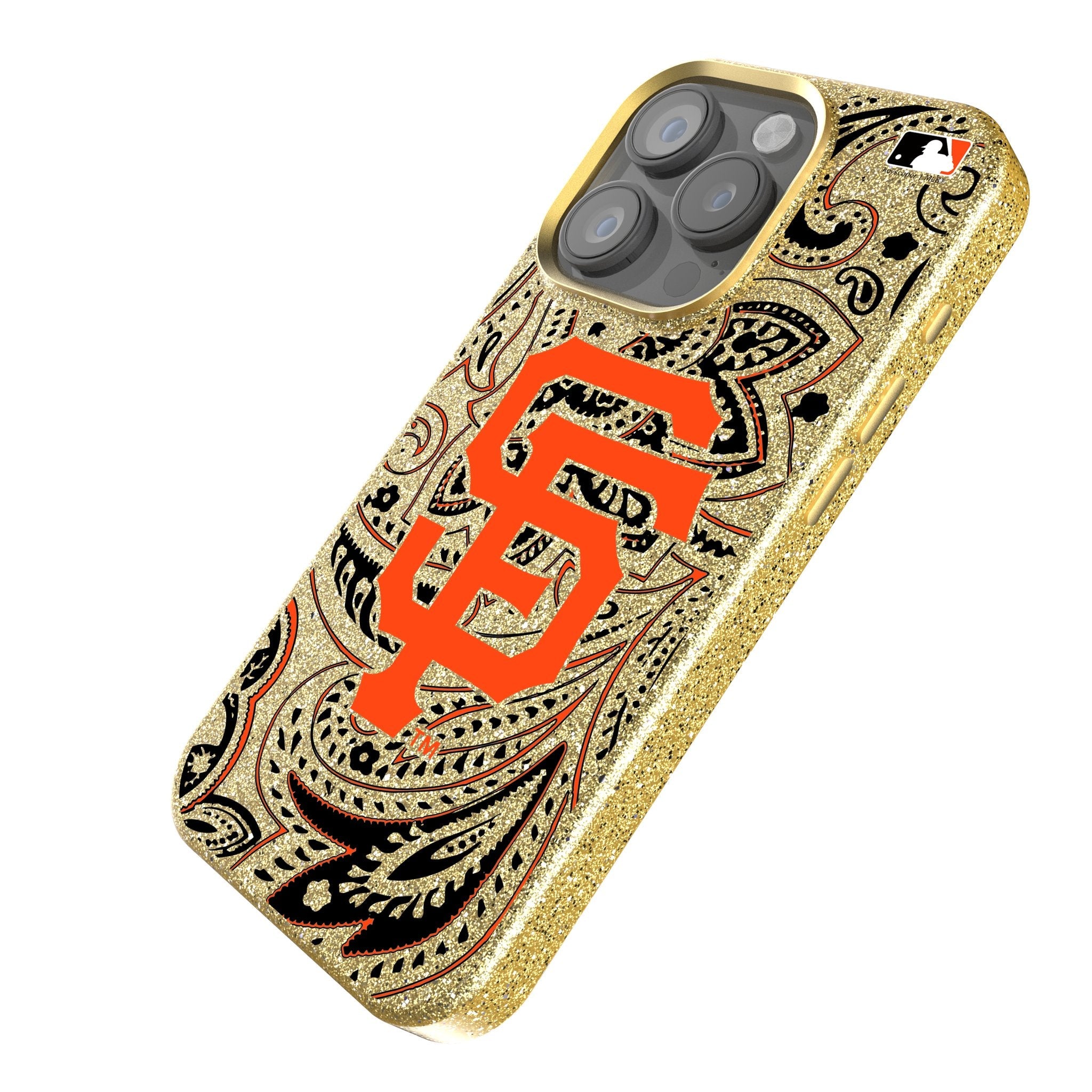 San Francisco Giants Paisley Bling Phone Case