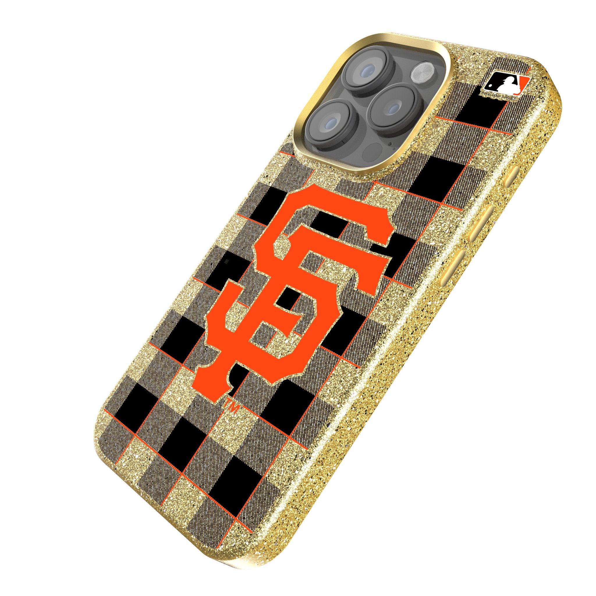 San Francisco Giants Plaid Bling Phone Case