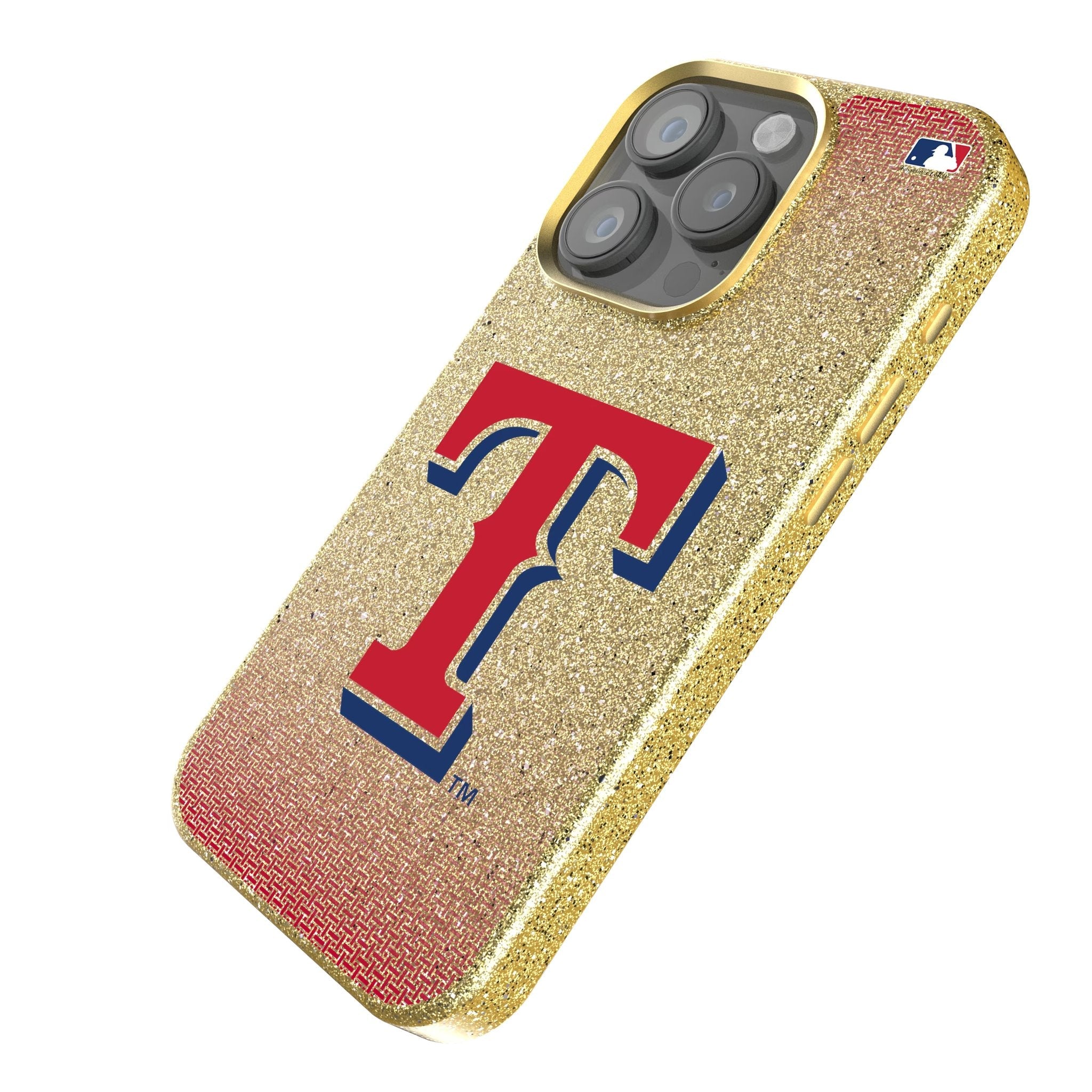 Texas Rangers Linen Bling Phone Case for Apple iPhone 2