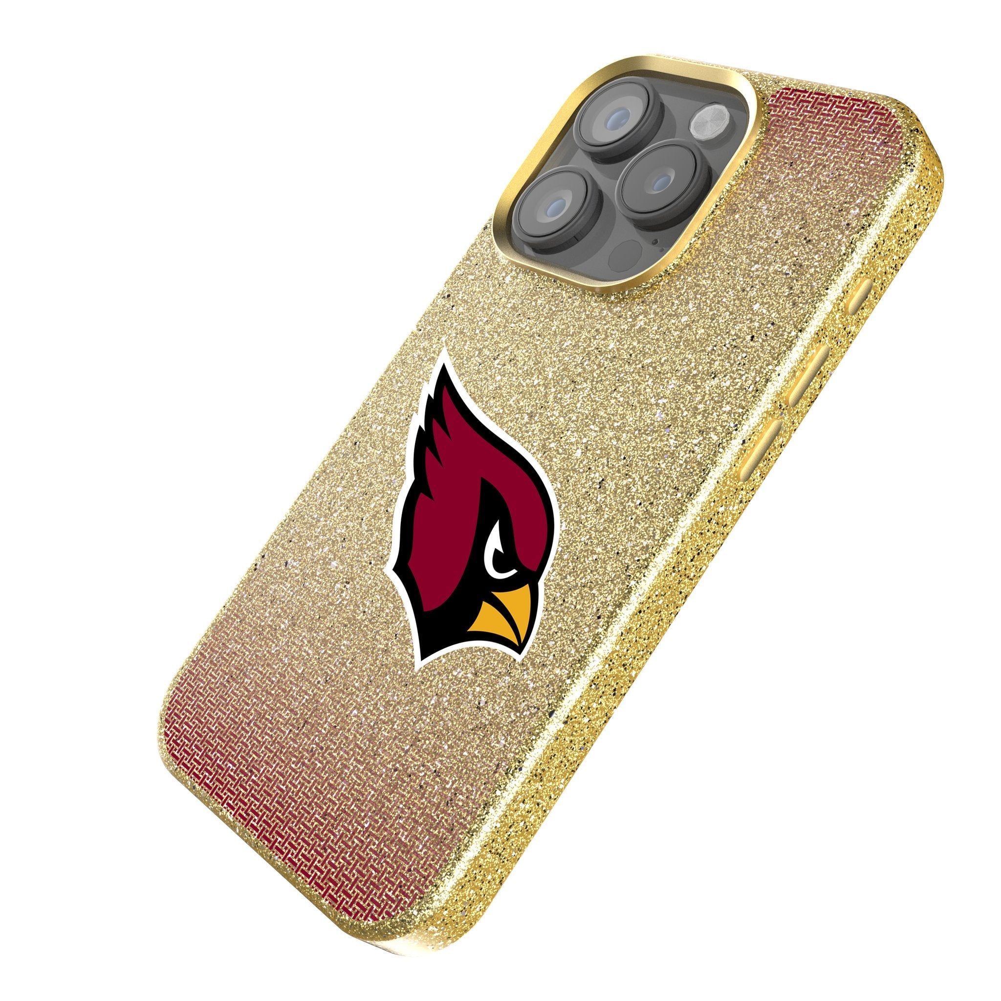 Arizona Cardinals Linen Bling Phone Case for Apple iPhone