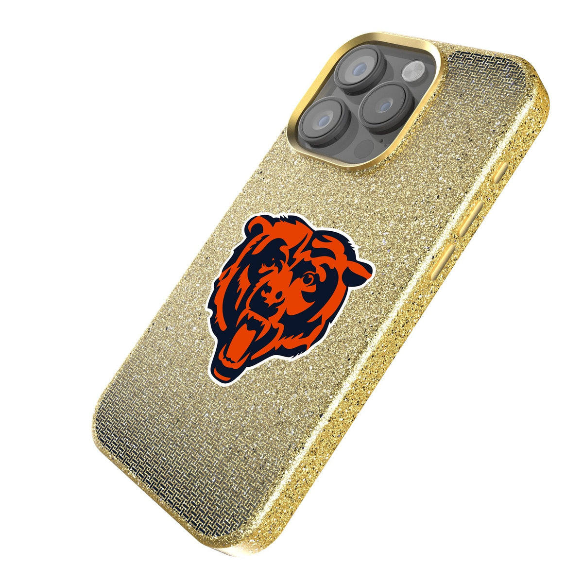 Chicago Bears Linen Bling Phone Case for Apple iPhone 2