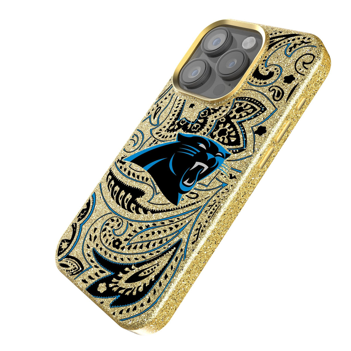 Carolina Panthers Paisley Bling Phone Case 2
