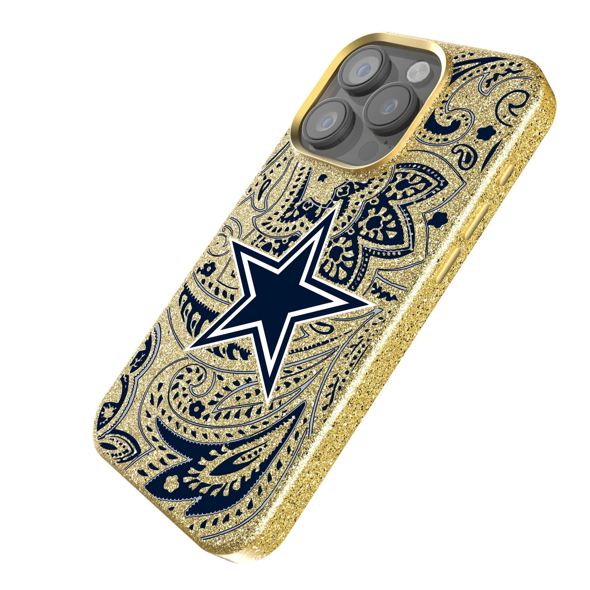 Dallas Cowboys Paisley Bling Phone Case 2