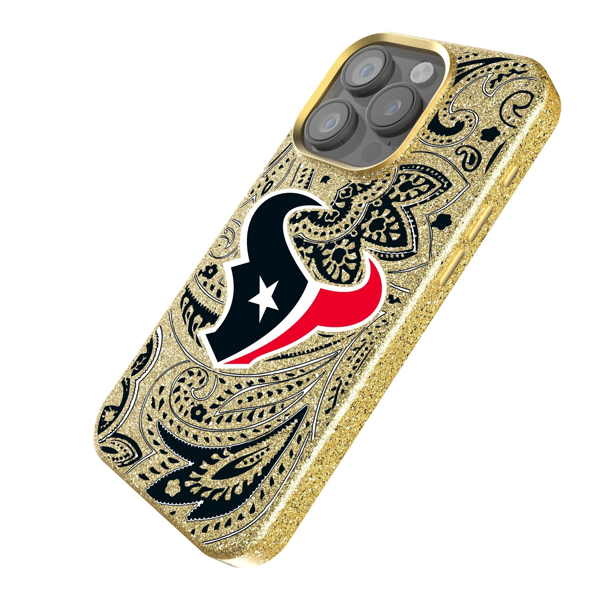 Houston Texans Paisley Bling Phone Case 2