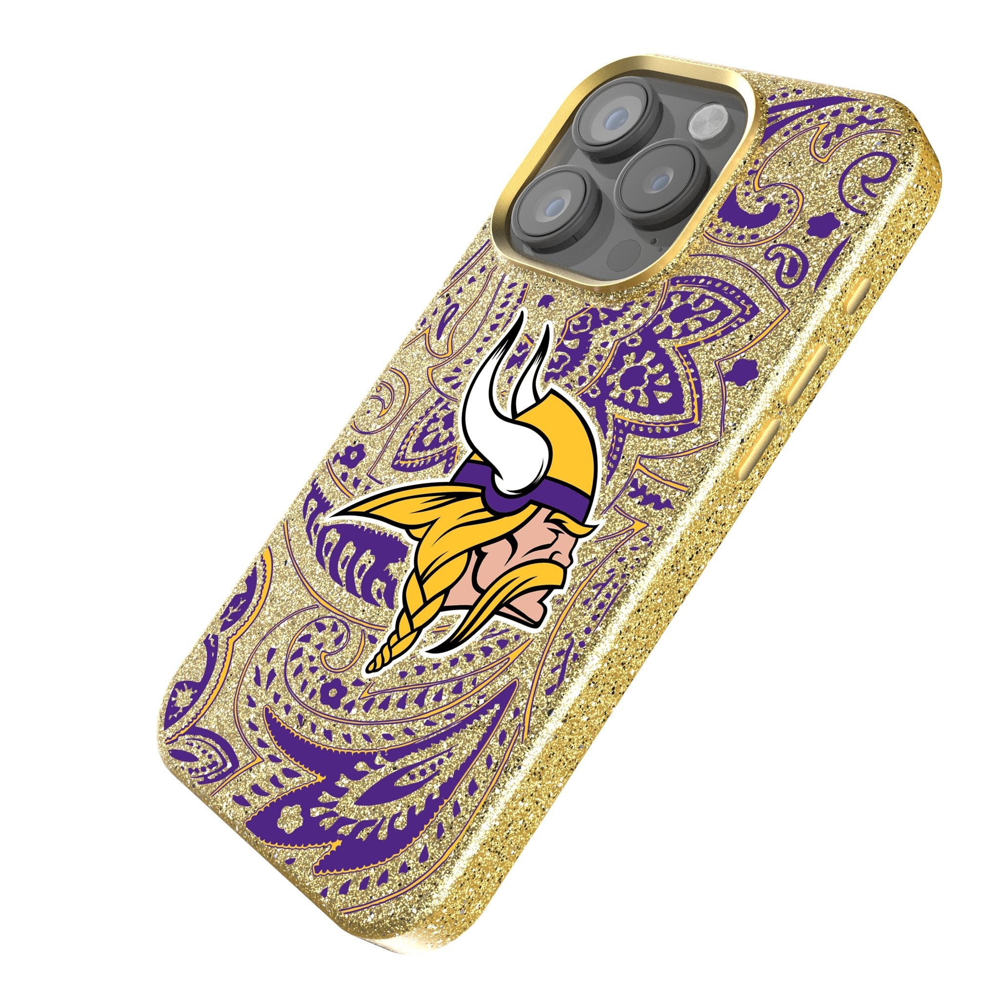 Minnesota Vikings Paisley Bling Phone Case 2
