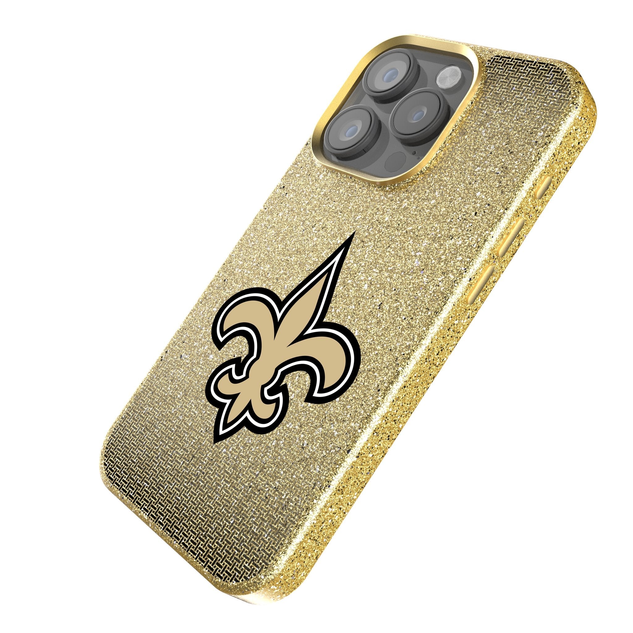 New Orleans Saints Linen Bling Phone Case for Apple iPhone 2