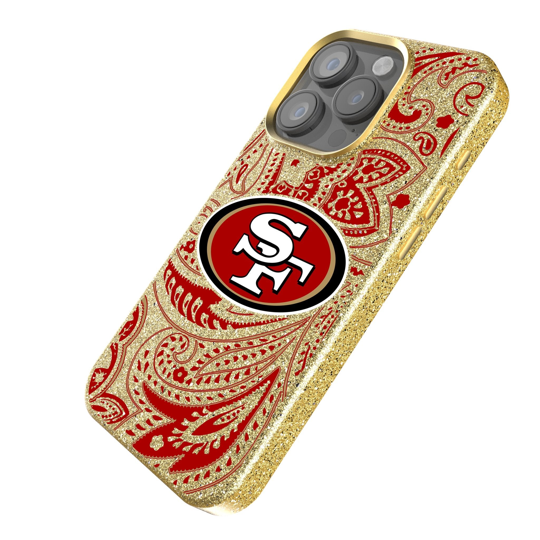 San Francisco 49ers Paisley Bling Phone Case