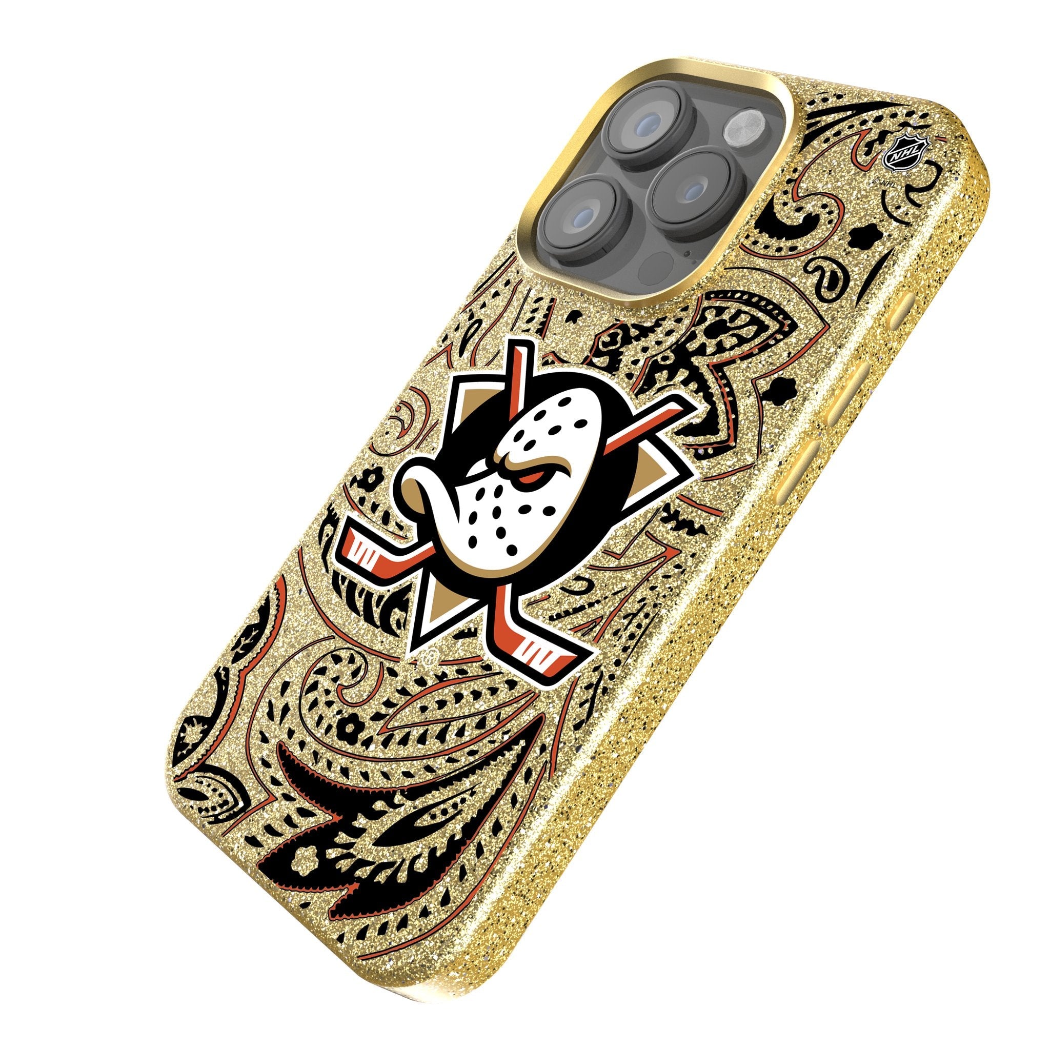 Anaheim Ducks Paisley Bling Phone Case