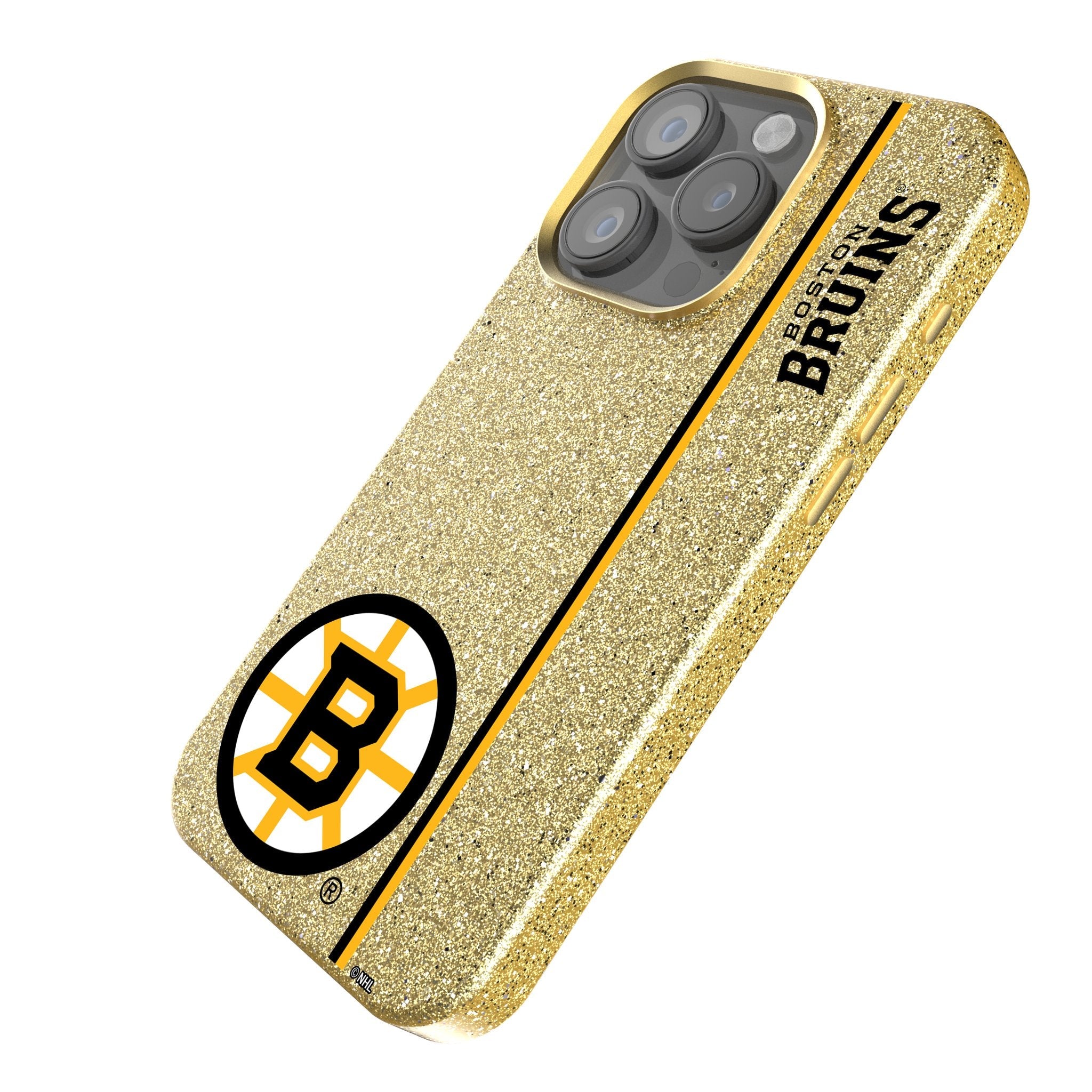 Boston Bruins Sidebar Bling Phone Case for Apple iPhone