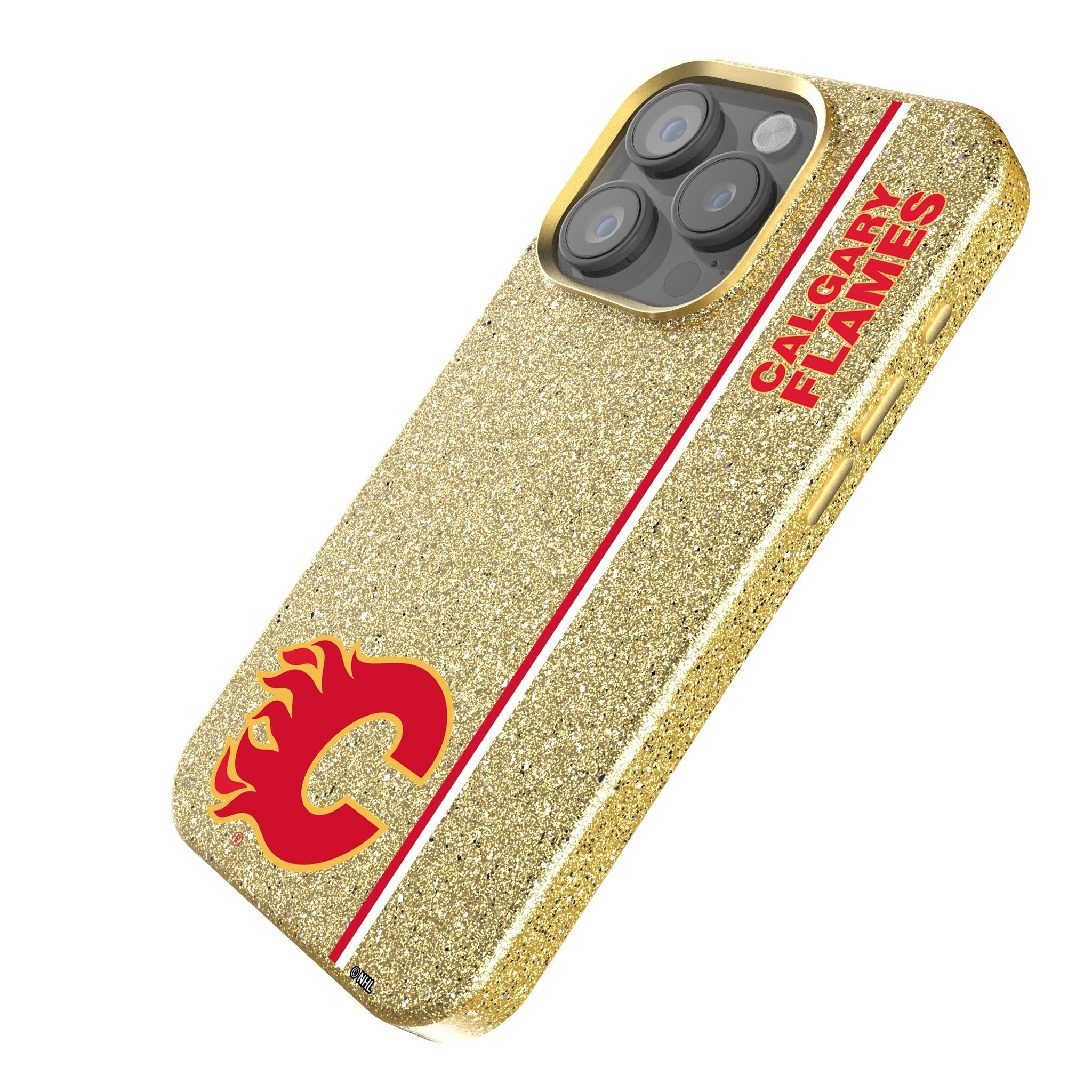 Calgary Flames Sidebar Bling Phone Case