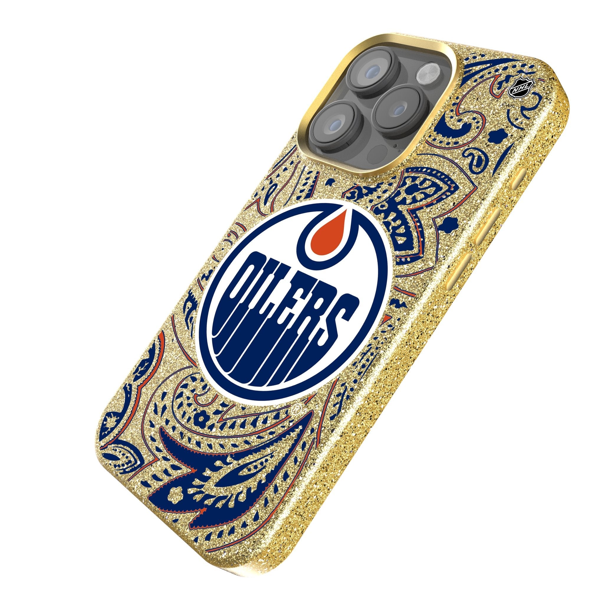 Edmonton Oilers Paisley Bling Phone Case