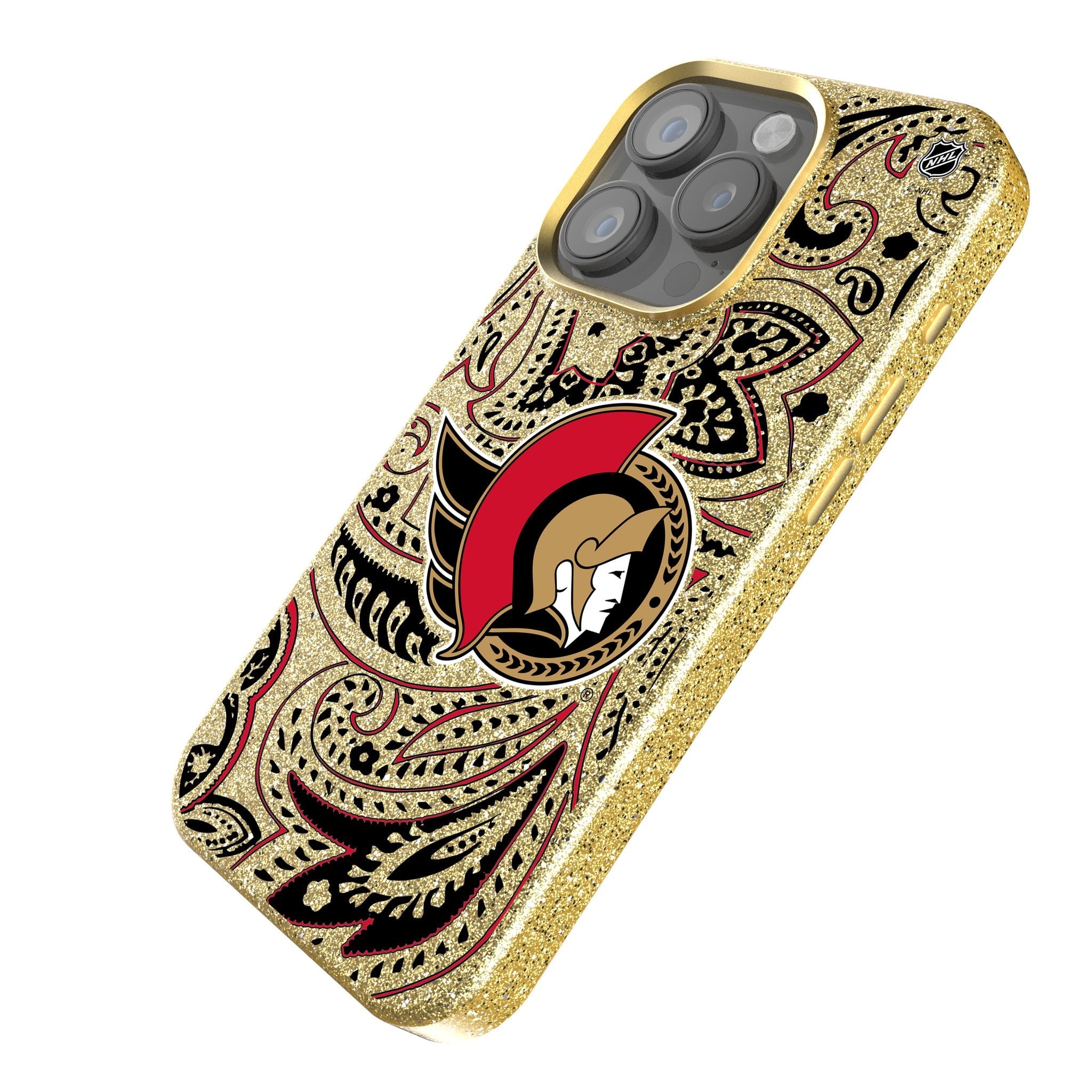 Ottawa Senators Paisley Bling Phone Case