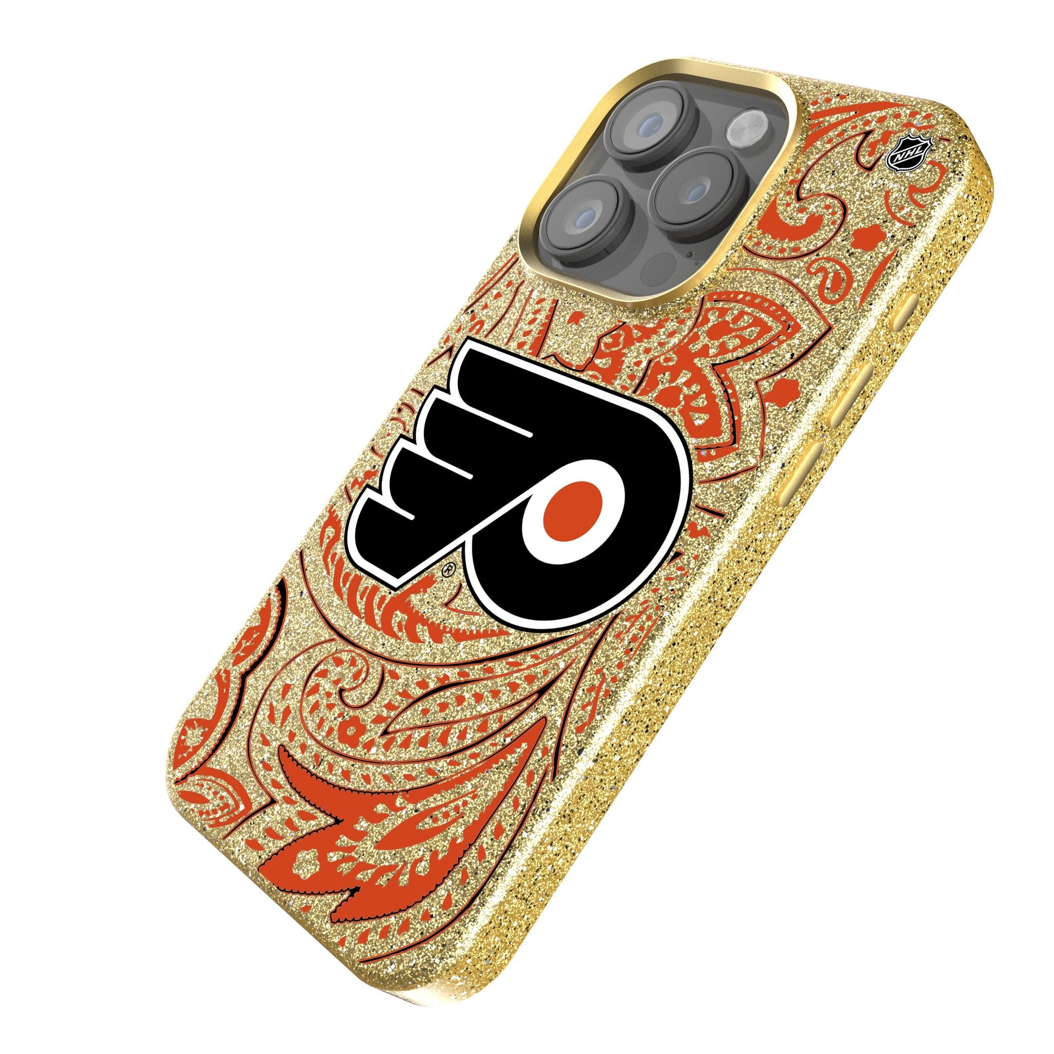 Philadelphia Flyers Paisley Bling Phone Case