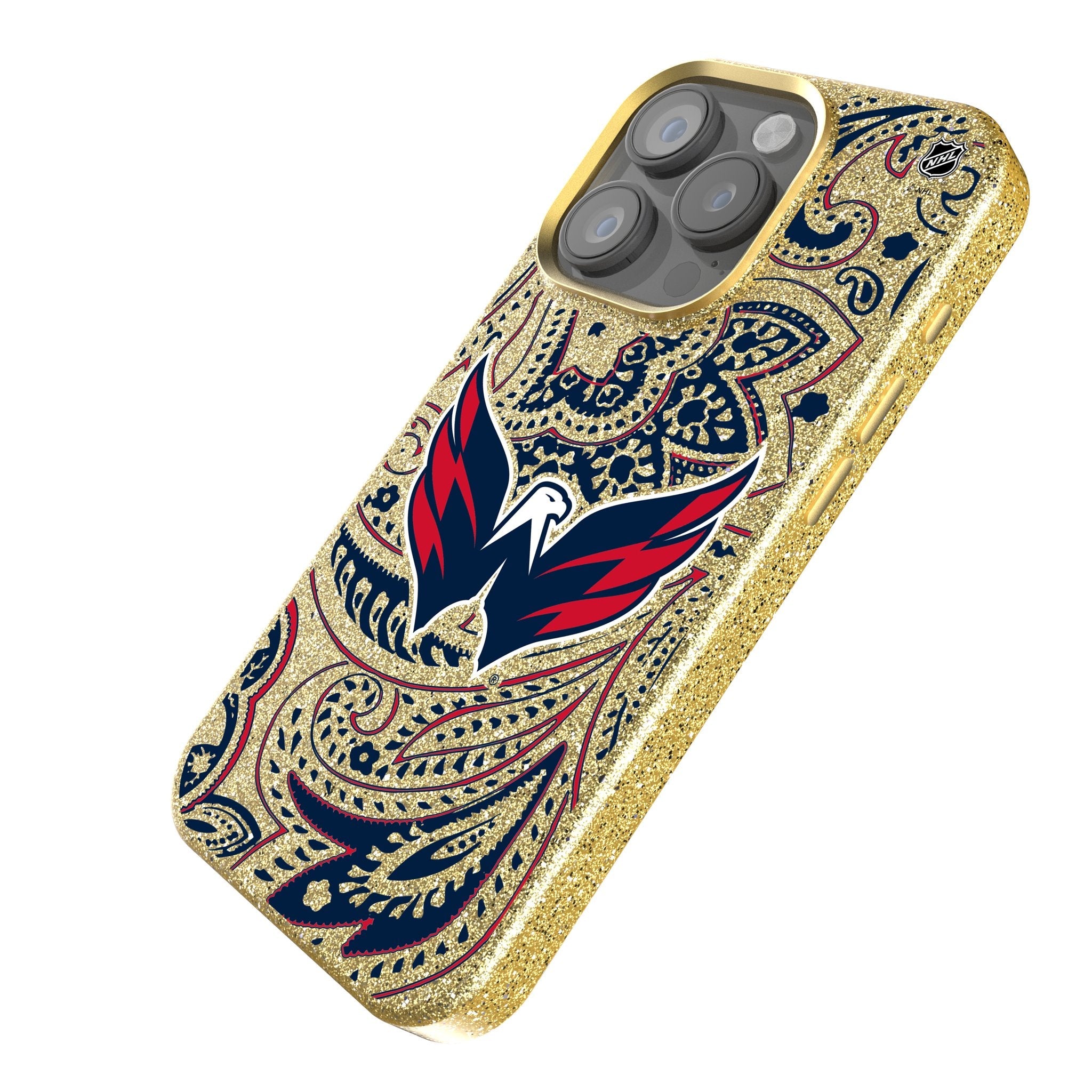 Washington Capitals Paisley Bling Phone Case