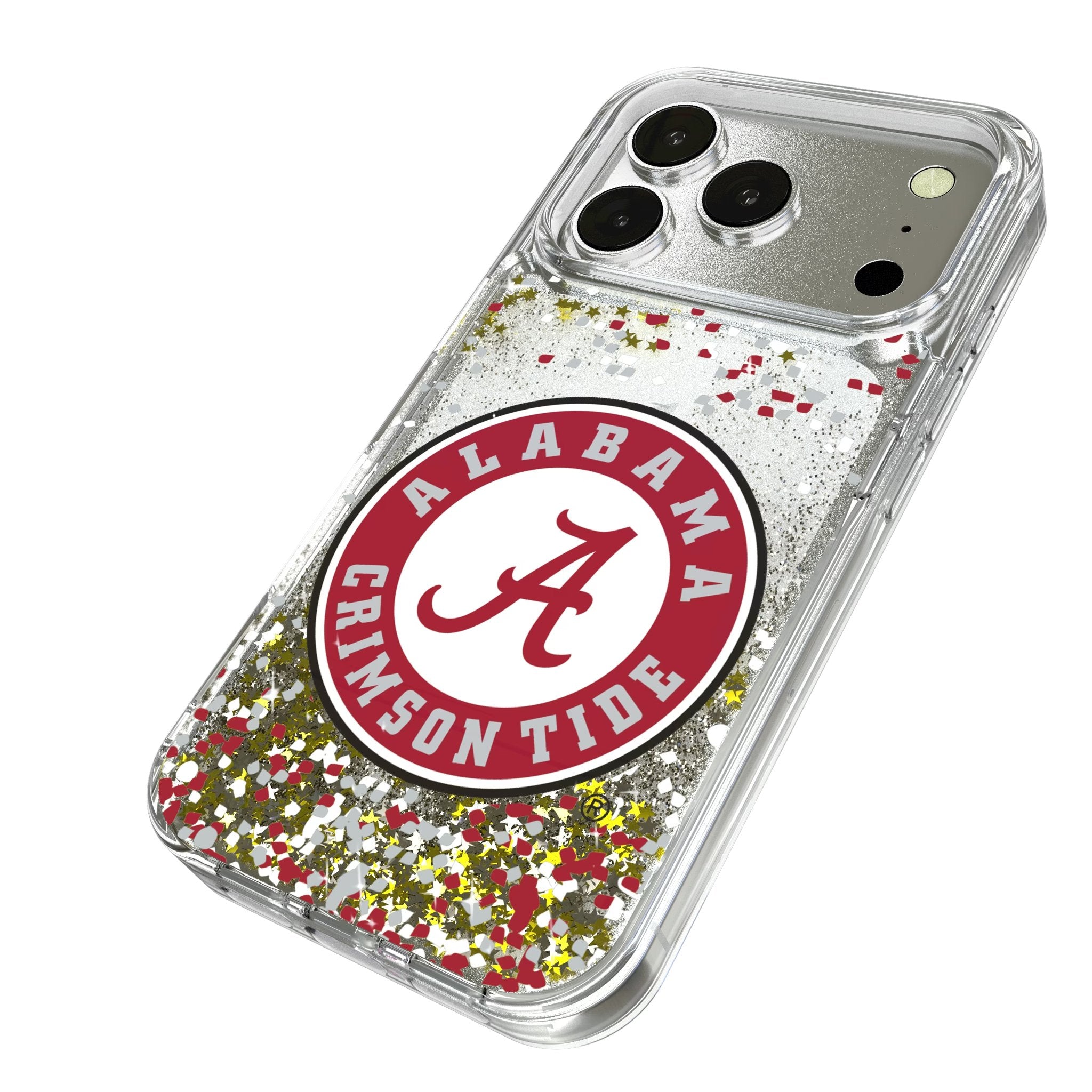 University of Alabama Crimson Tide Confetti Glitter Phone Case for Apple iPhone 17 Series 2