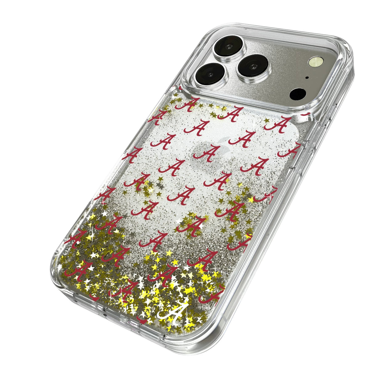 University of Alabama Crimson Tide Script A Fashion Pattern Glitter Phone Case for Apple iPhone 17 Series