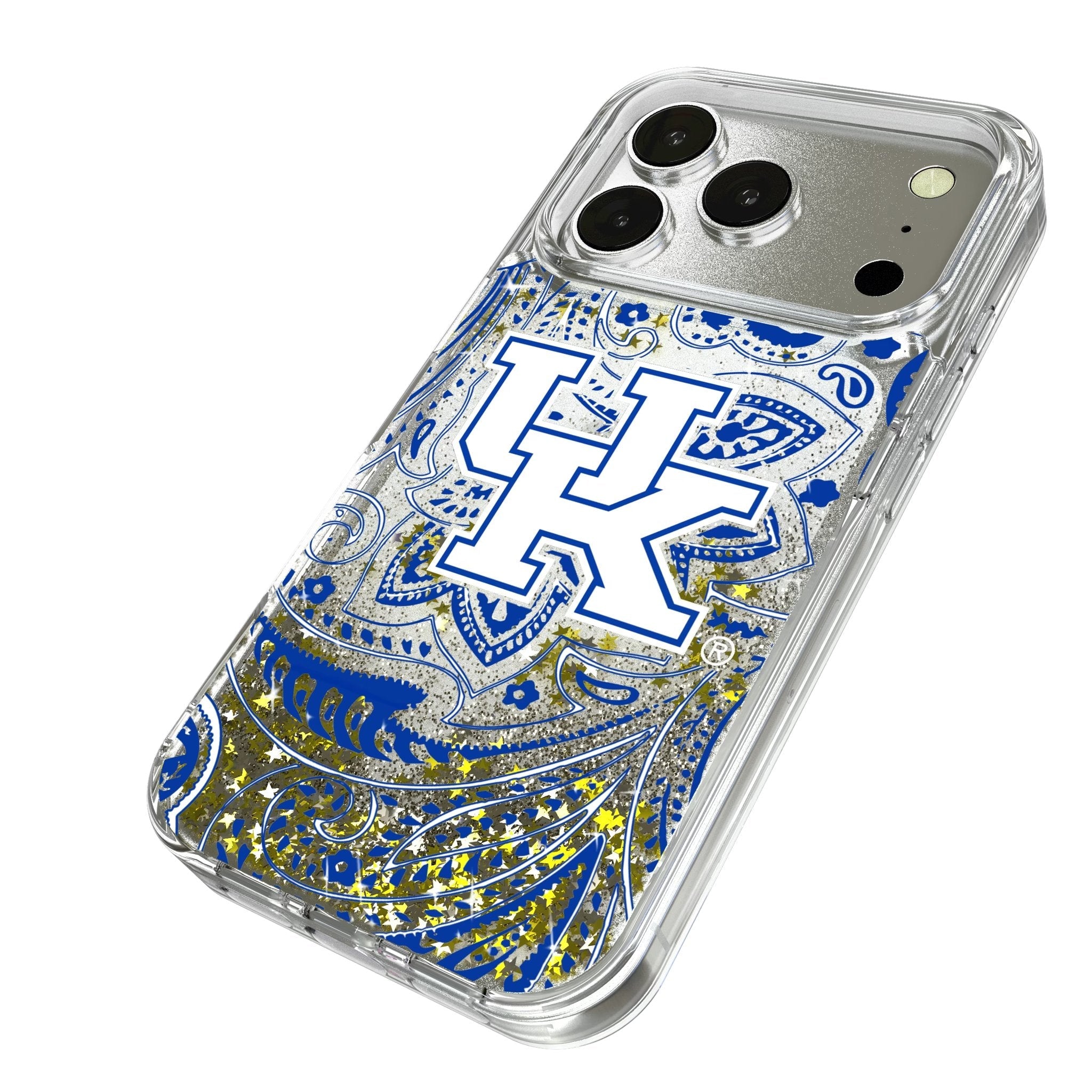 University of Kentucky Wildcats Paisley Glitter Phone Case for Apple iPhone 17 Series