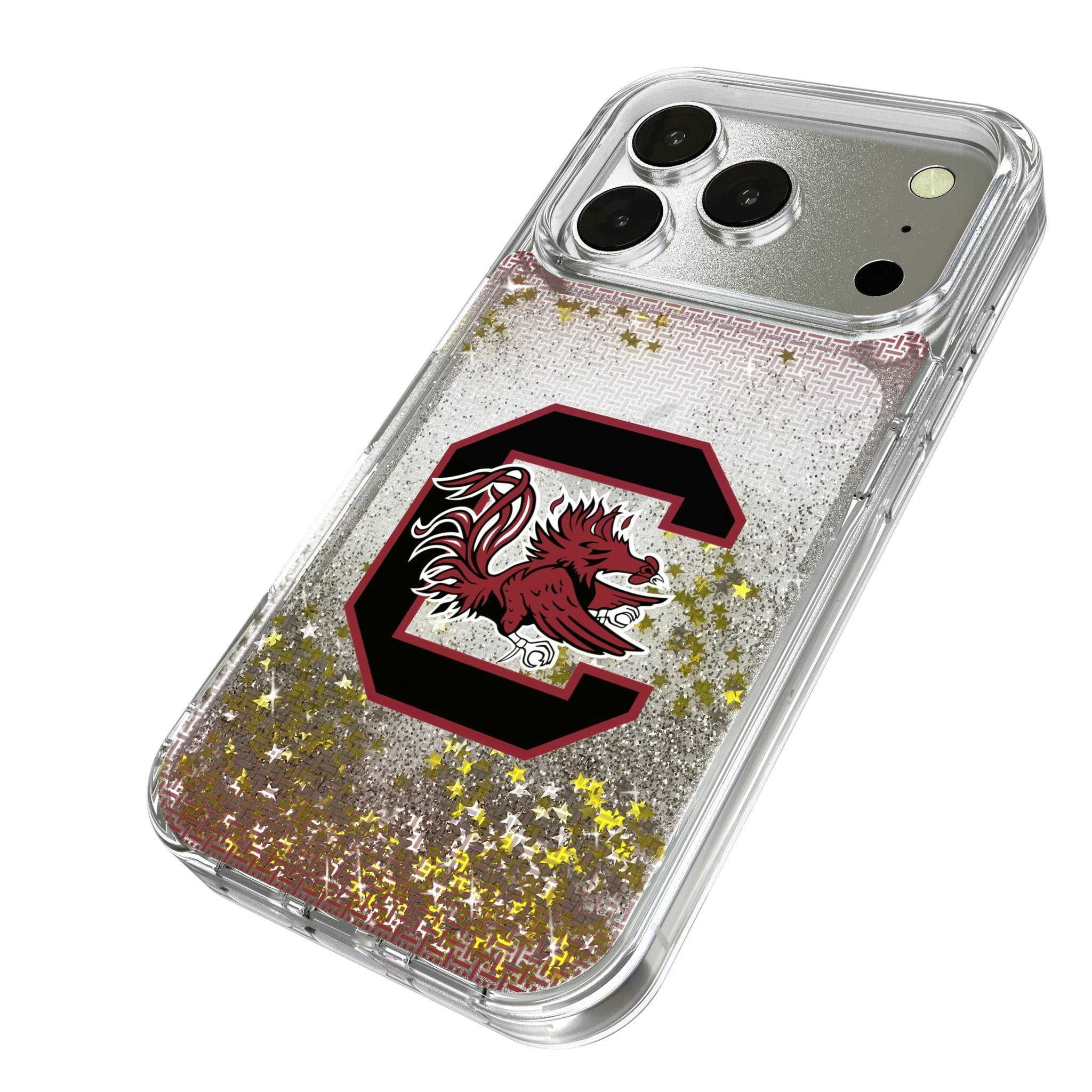 University of South Carolina Gamecocks Linen Glitter Phone Case for Apple iPhone 17 Series 2