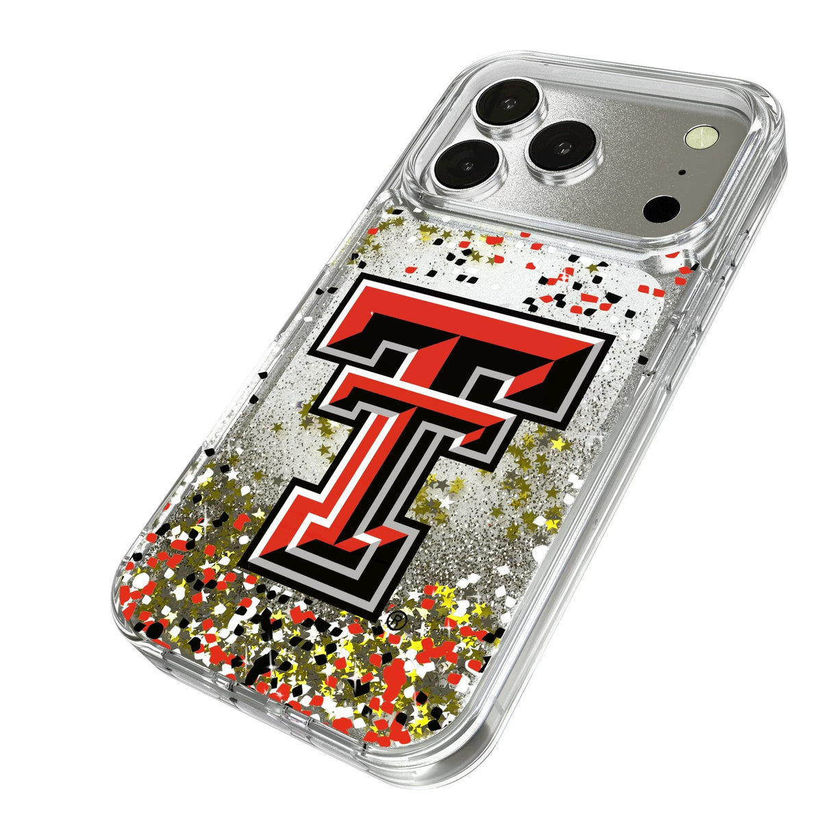 Texas Tech Red Raiders Confetti Glitter Phone Case for Apple iPhone 17 Series 2