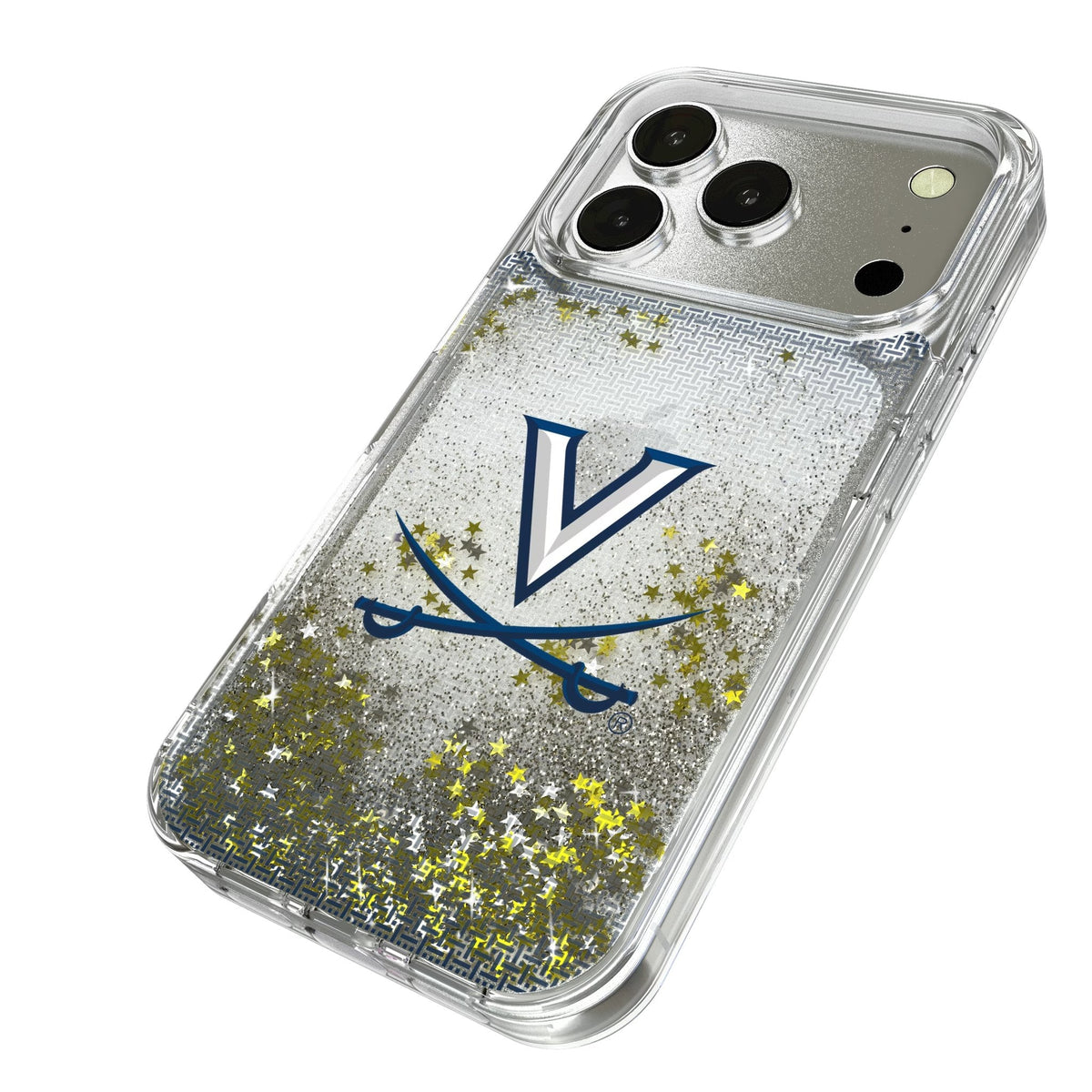 University of Virginia Cavaliers Linen Glitter Phone Case for Apple iPhone 17 Series